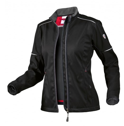 BP-Kälteschutz, Damen-Softshell-Arbeits-Berufs-Jacke, ca. 300g/m², schwarz