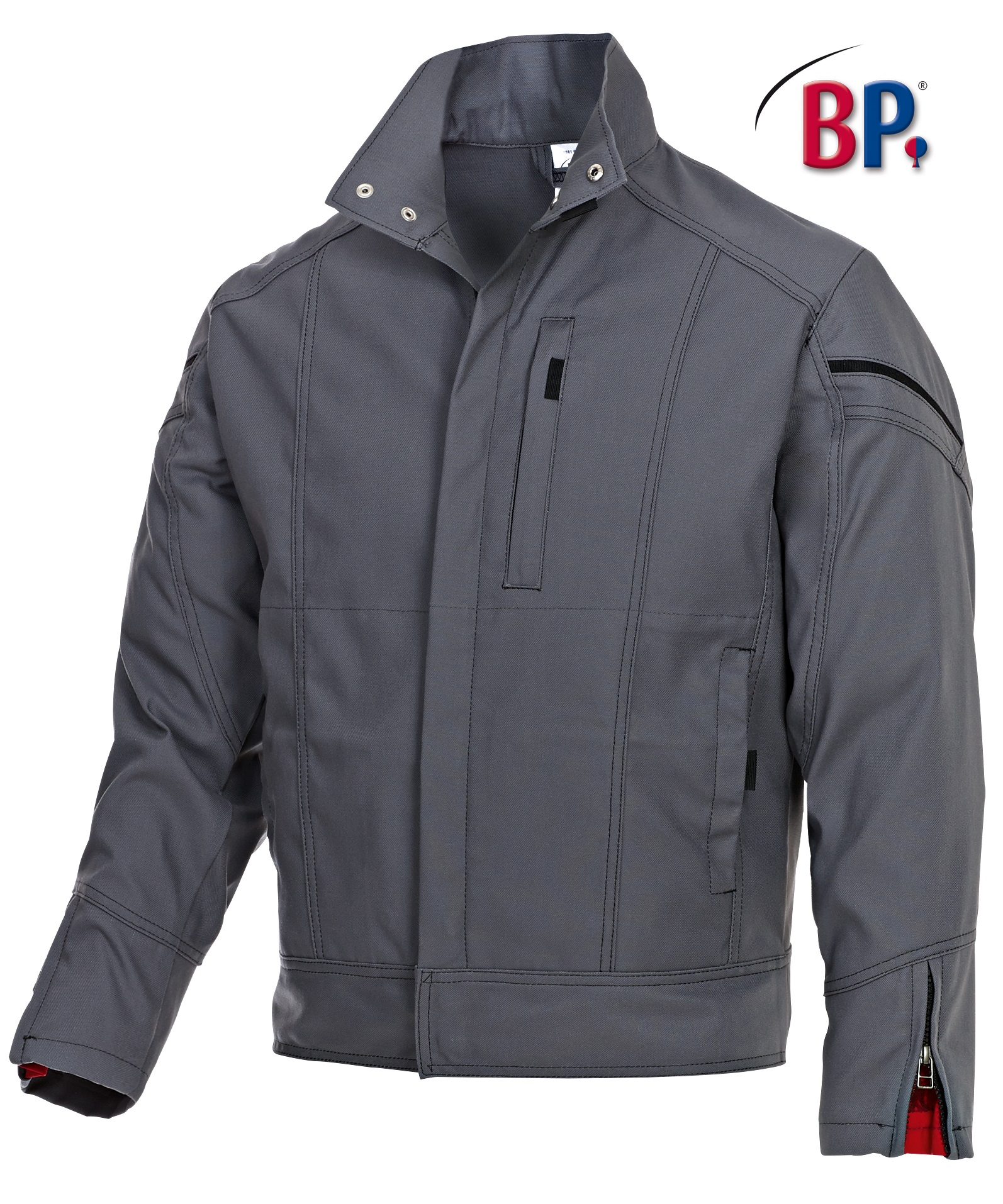 BP Arbeitsjacke Berufsjacke Schutzjacke Arbeitskleidung Berufskleidung dunkelgrau schwarz ca 300g