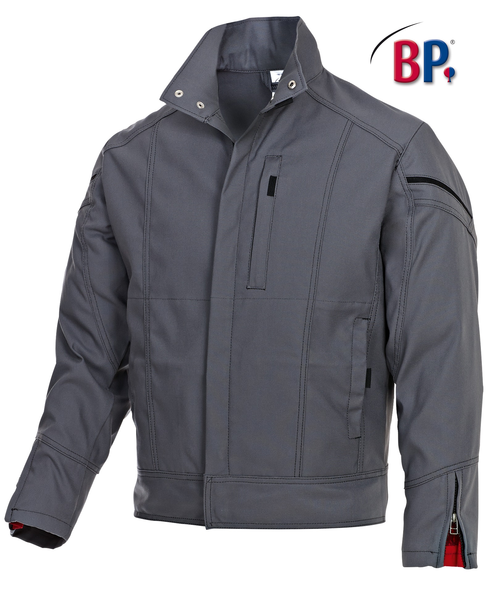 Gr.48/50 BP Arbeitsjacke Berufsjacke Schutzjacke Arbeitskleidung Berufskleidung dunkelgrau schwarz ca 300g