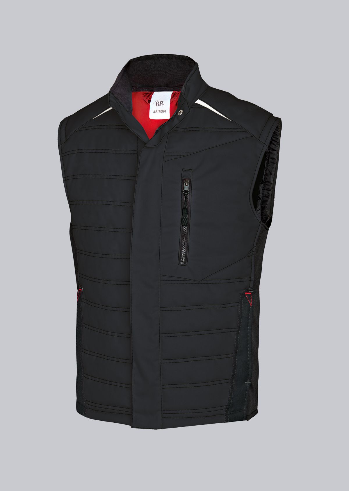BP-Kälteschutz, Herren-Winter-Arbeits-Berufs-Weste, Thermoweste, ca. 250g/m², schwarz