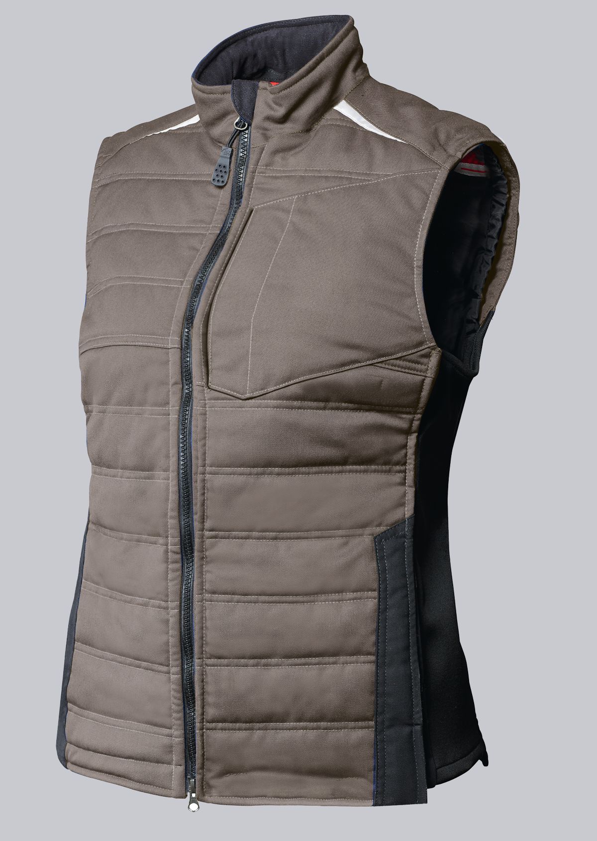 BP-Kälteschutz, Damen-Winter-Arbeits-Berufs-Weste, Thermoweste, ca. 250g/m², walnuss
