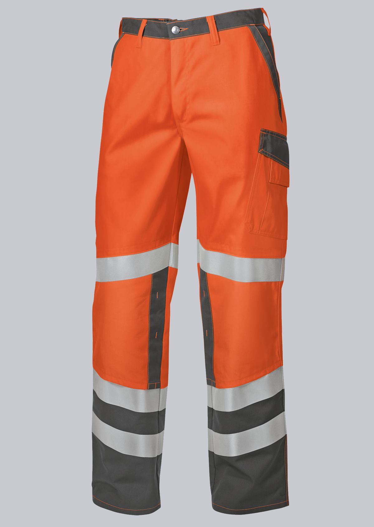 BP-Warnschutz, Warn-Bundhose, ca. 270g/m², warnorange/dunkelgrau