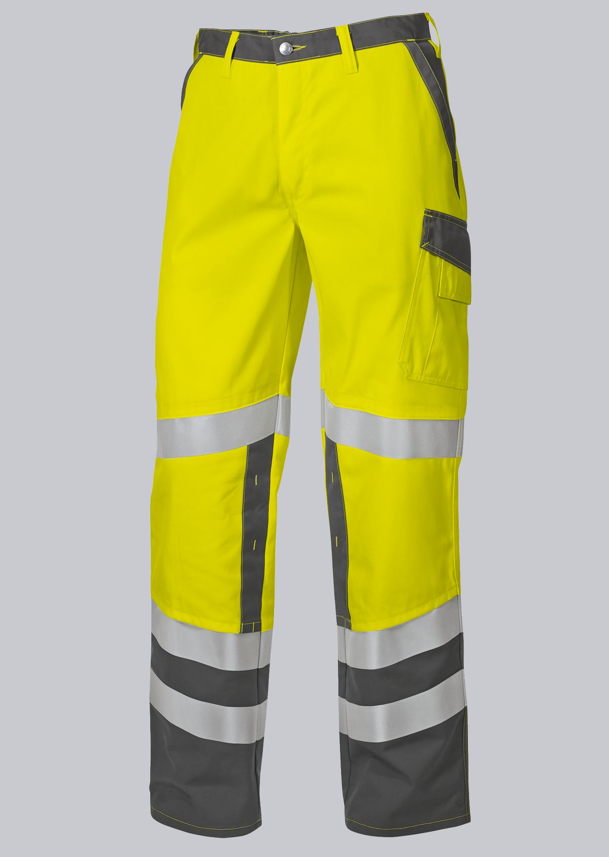 BP-Warnschutz, Warn-Bundhose, ca. 270g/m², warngelb/dunkelgrau