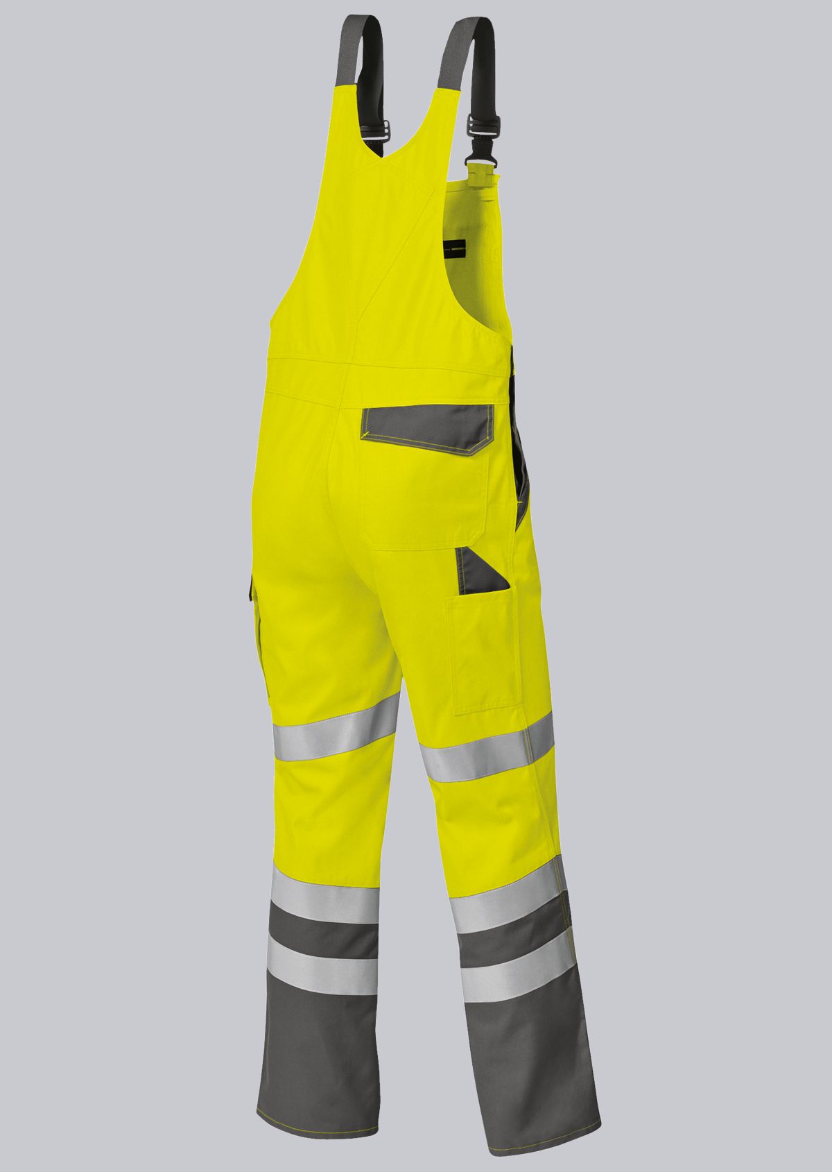 BP-Warnschutz, Warn-Latzhose, ca. 270g/m², warngelb/dunkelgrau