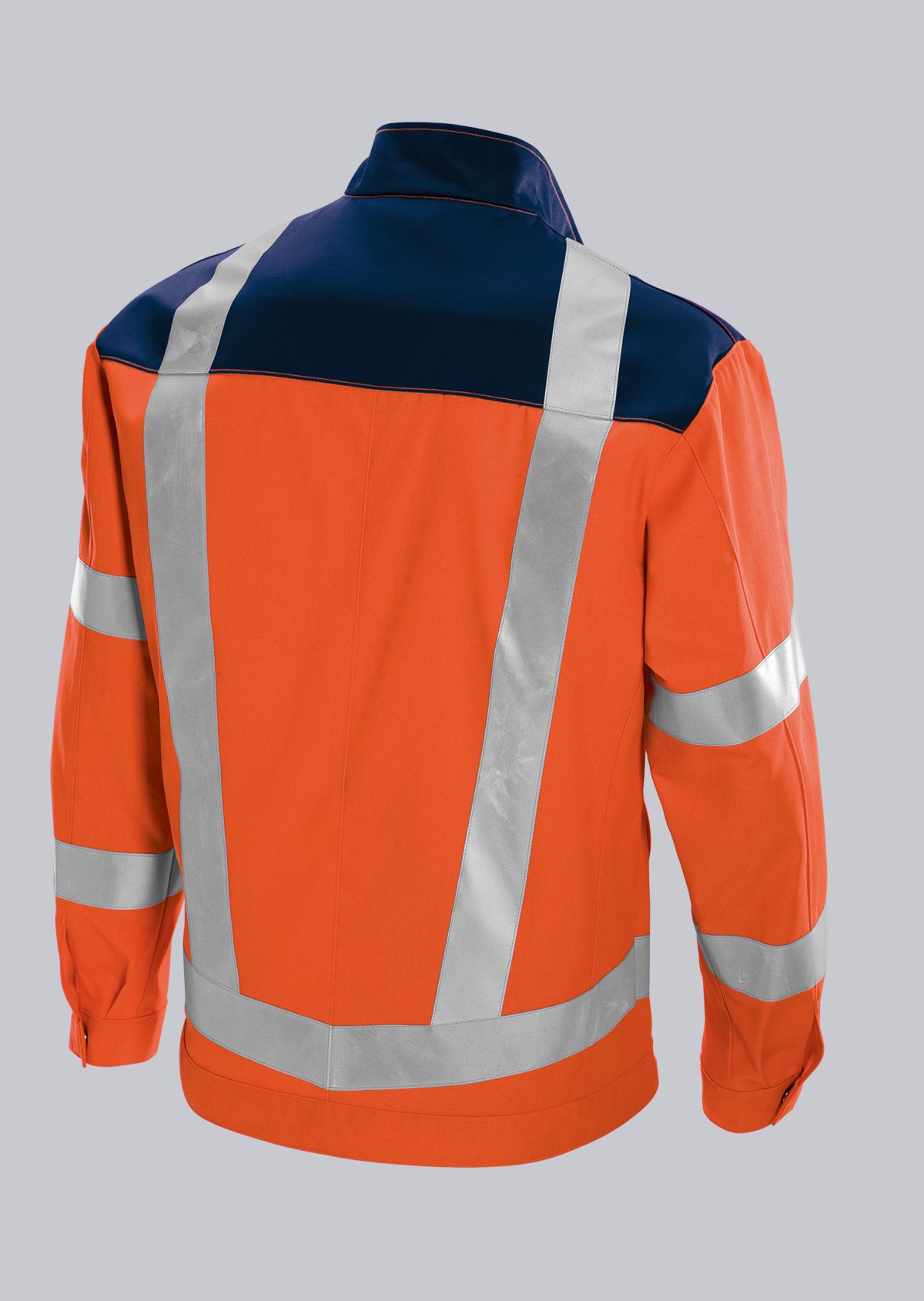 BP-Warnschutz, Warn-Jacke, ca. 270g/m², warnorange/dunkelblau