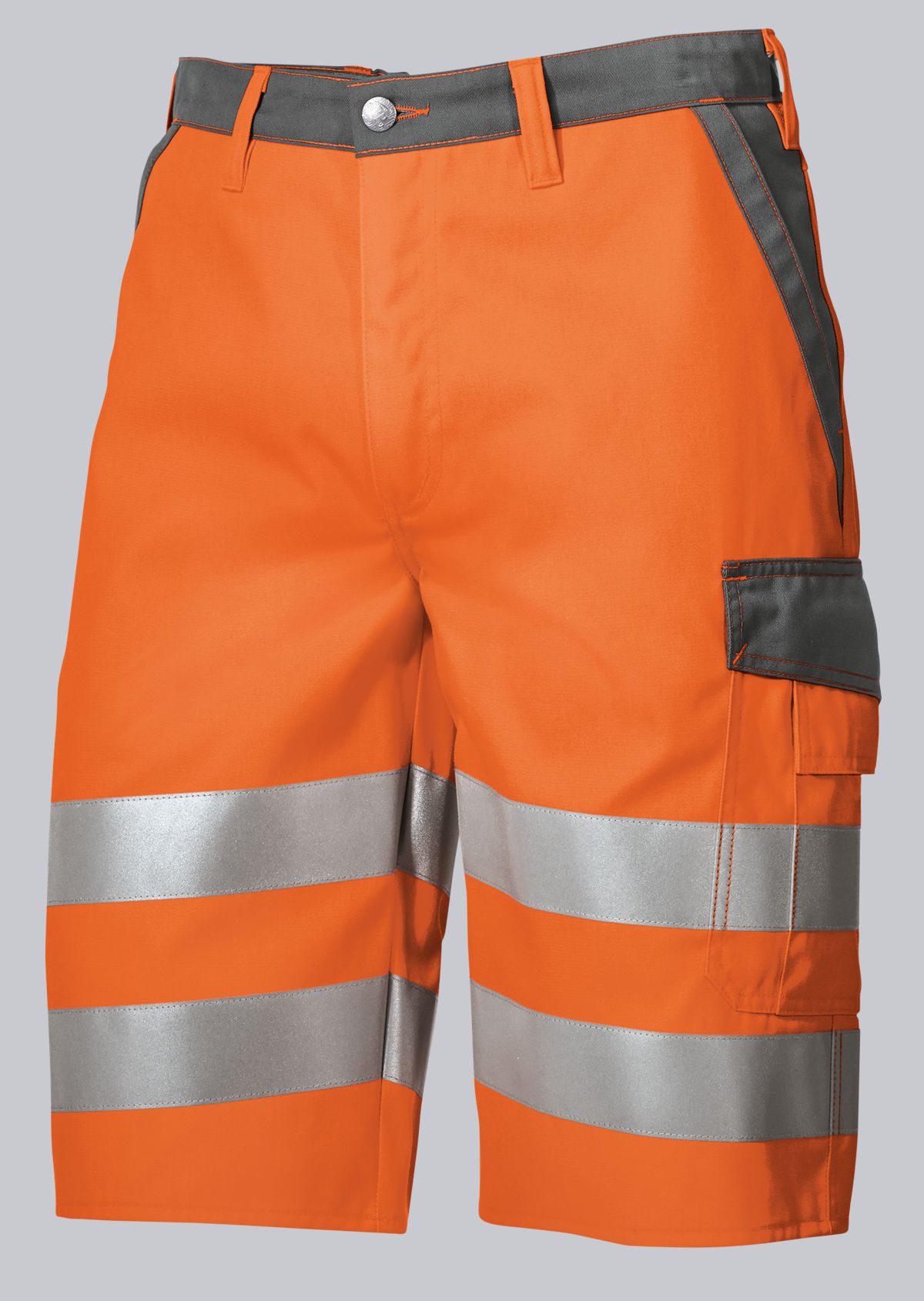 BP-Warnschutz, Warn-Shorts, BProtected, ca. 270g/m², warnorange/dunkelgrau