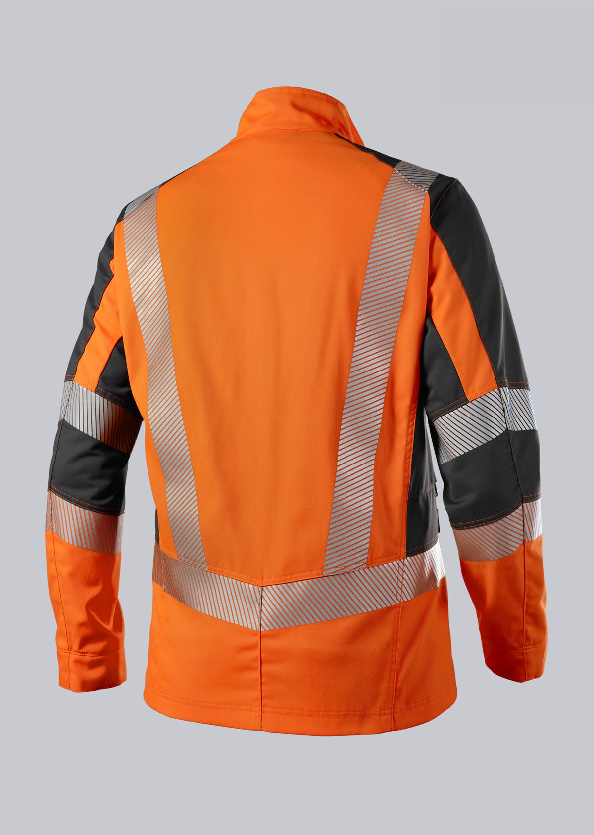 BP-Warnschutz, Warn-Arbeitsjacke für Herren, warnorange/anthrazit