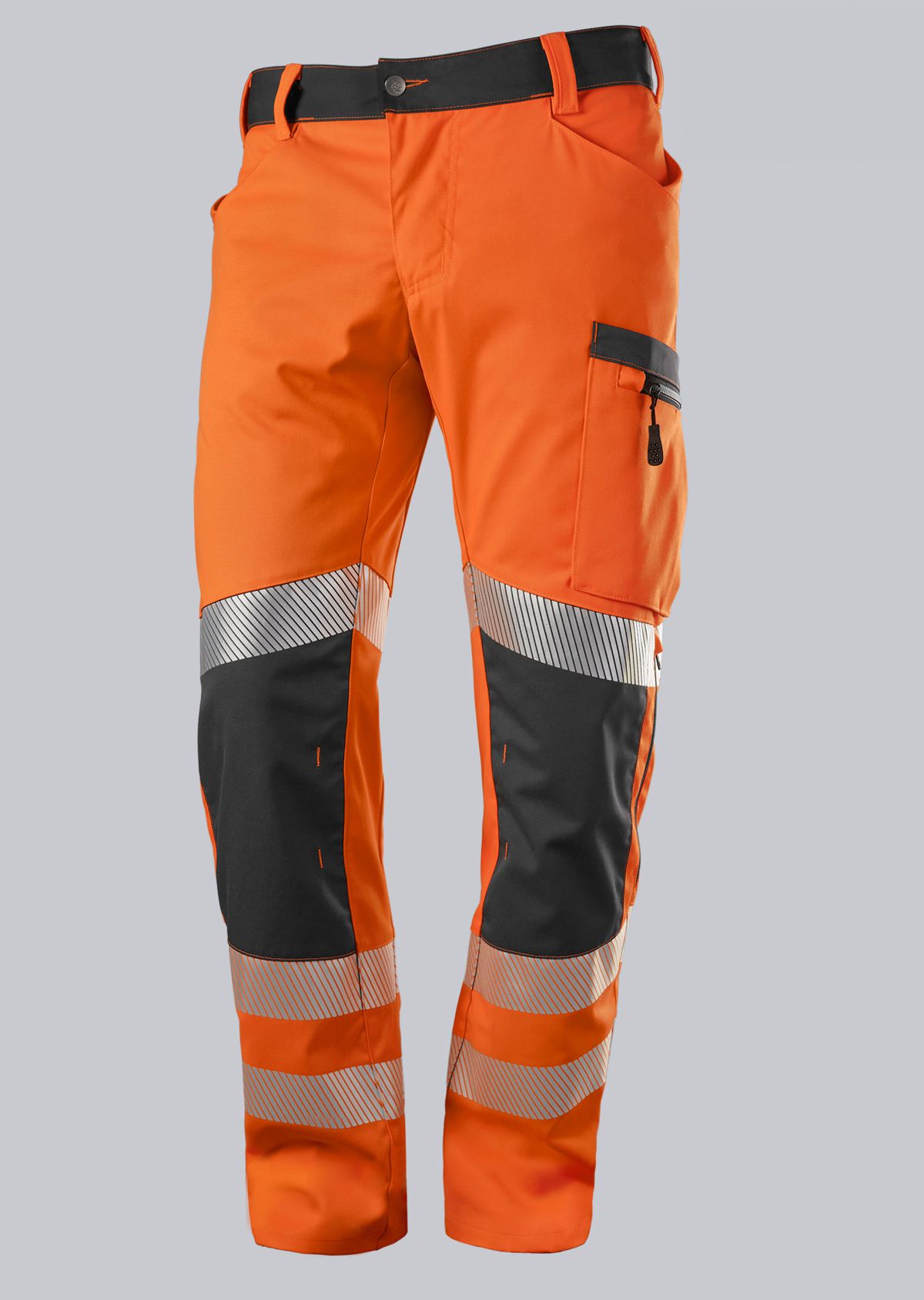 BP-Warnschutz, Warn-Arbeitsjacke für Herren, warnorange/anthrazit
