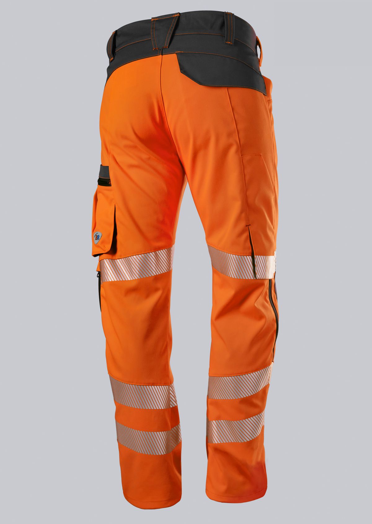 BP-Warnschutz, Warn-Arbeitsjacke für Herren, warnorange/anthrazit