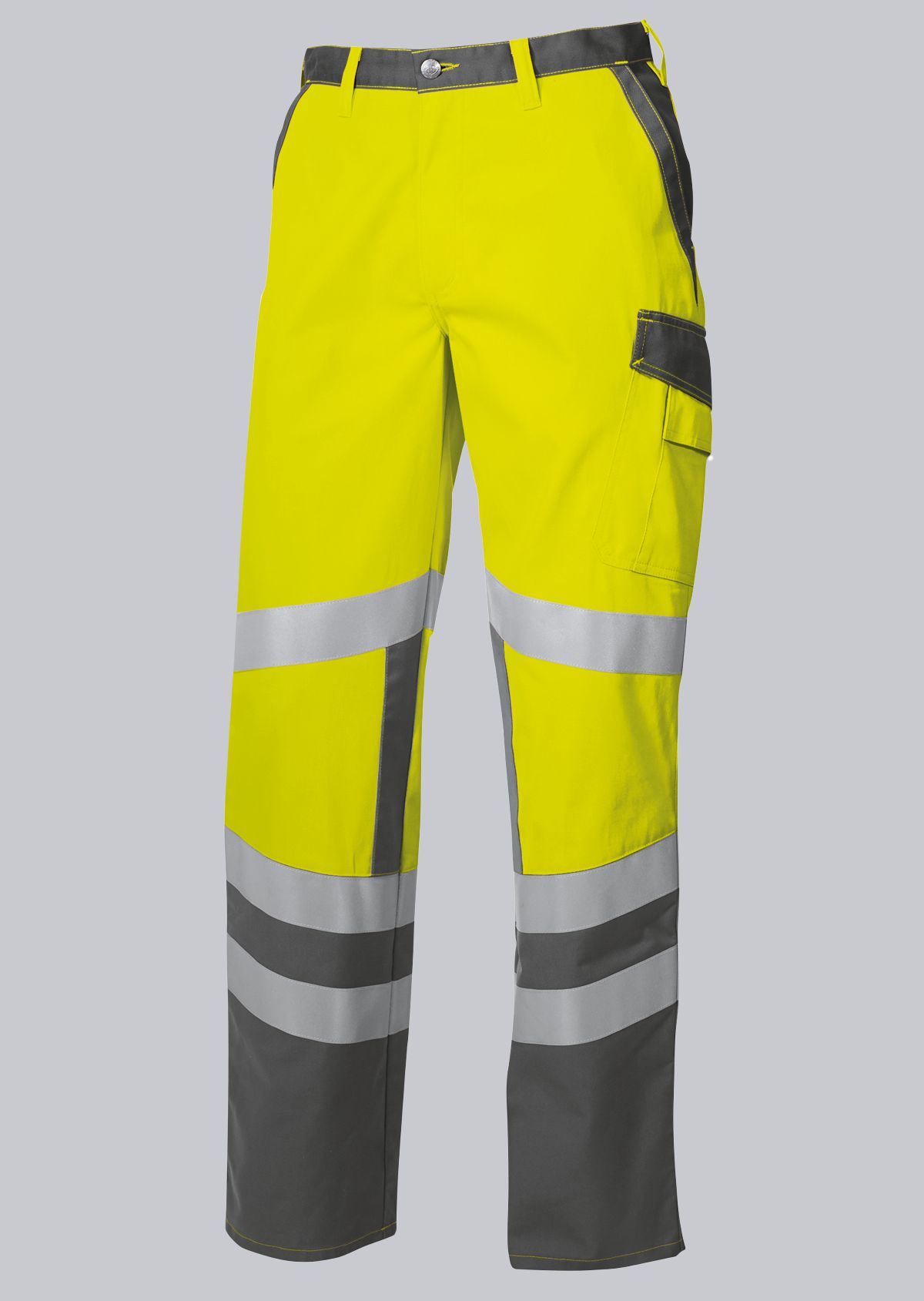 BP-Warnschutz, Warn-Bundhose, ca. 270g/m², warngelb/dunkelgrau
