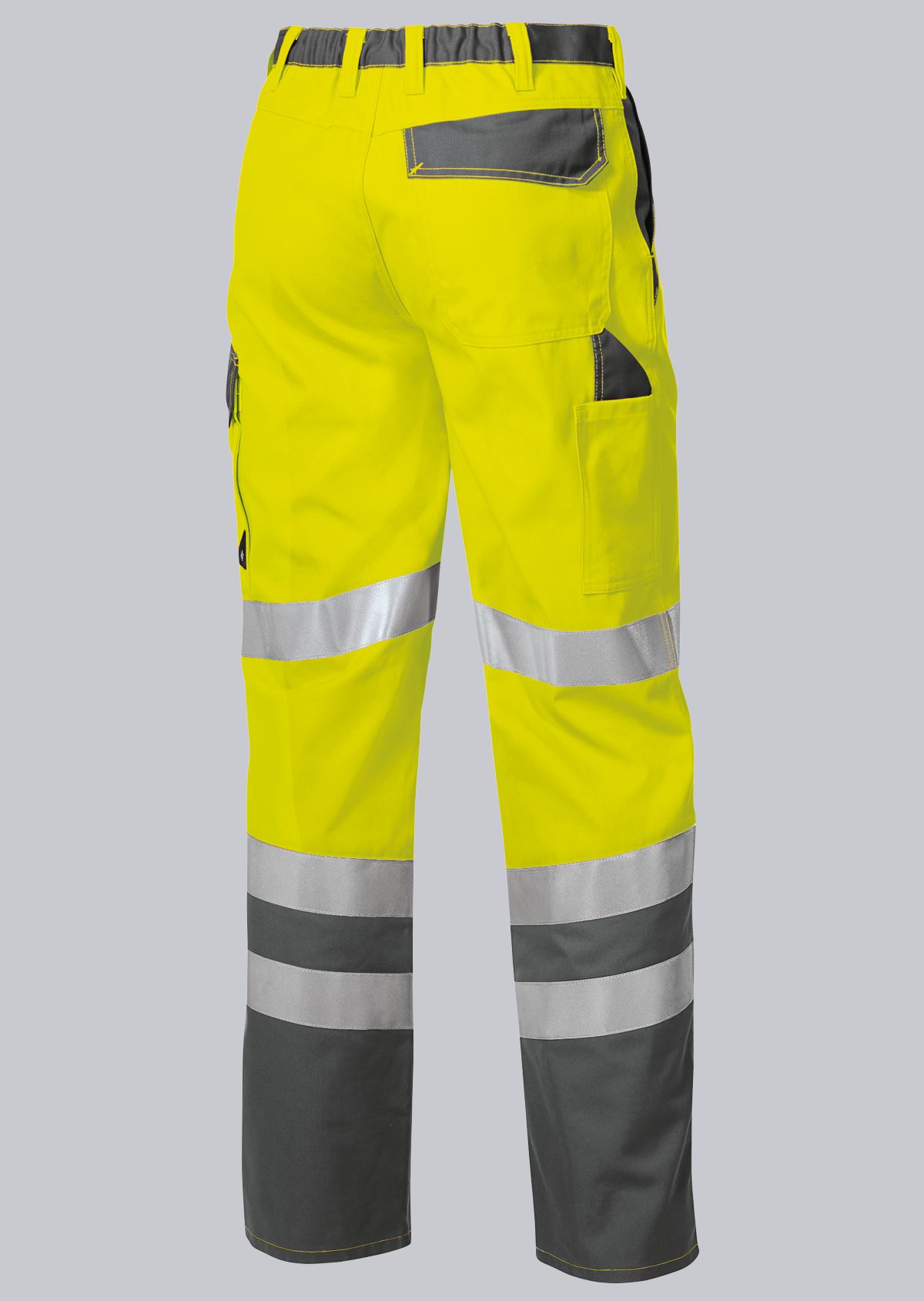 BP-Warnschutz, Warn-Bundhose, ca. 270g/m², warngelb/dunkelgrau