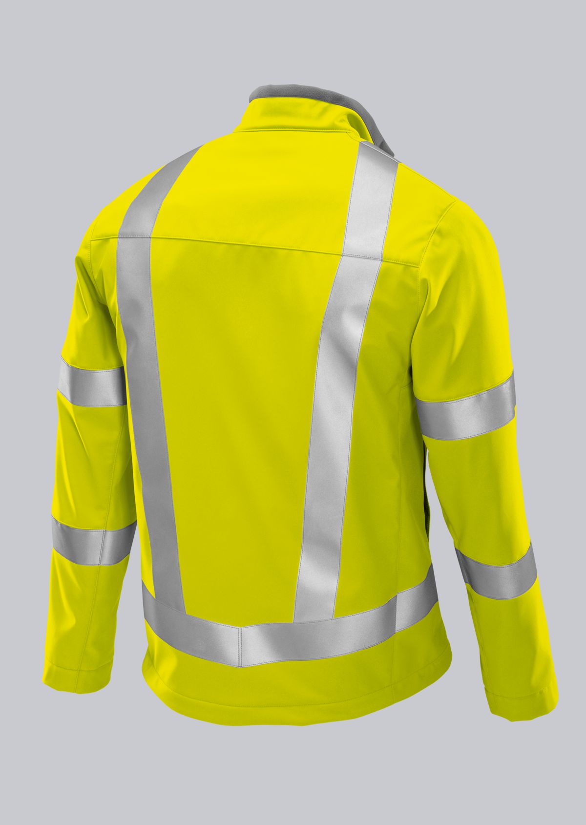 BP-Warnschutz, Warn-Softshelljacke, ca. 320g/m², warngelb