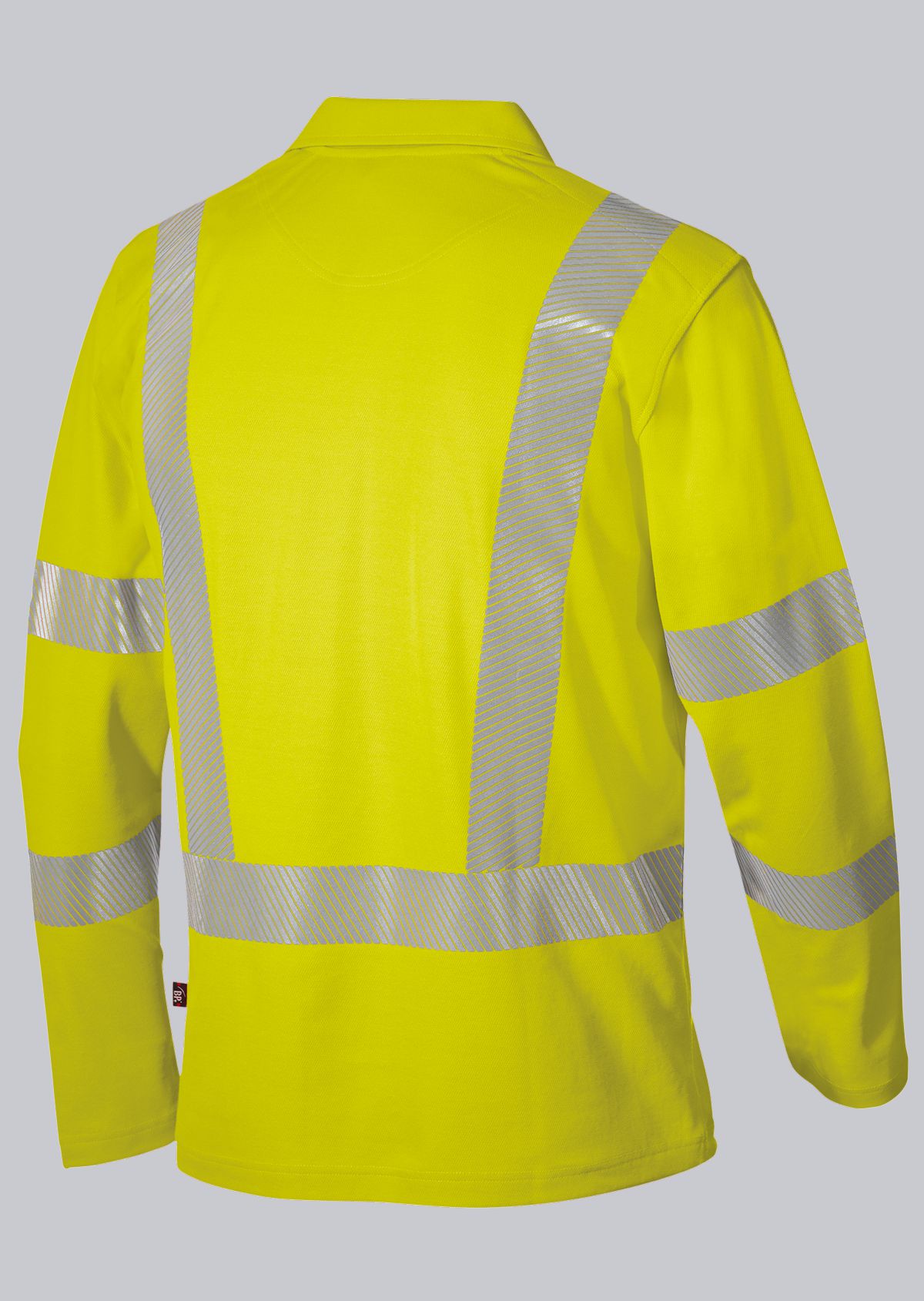 BP-Warnschutz, Warn-Langarmpoloshirt für Sie & Ihn, warngelb