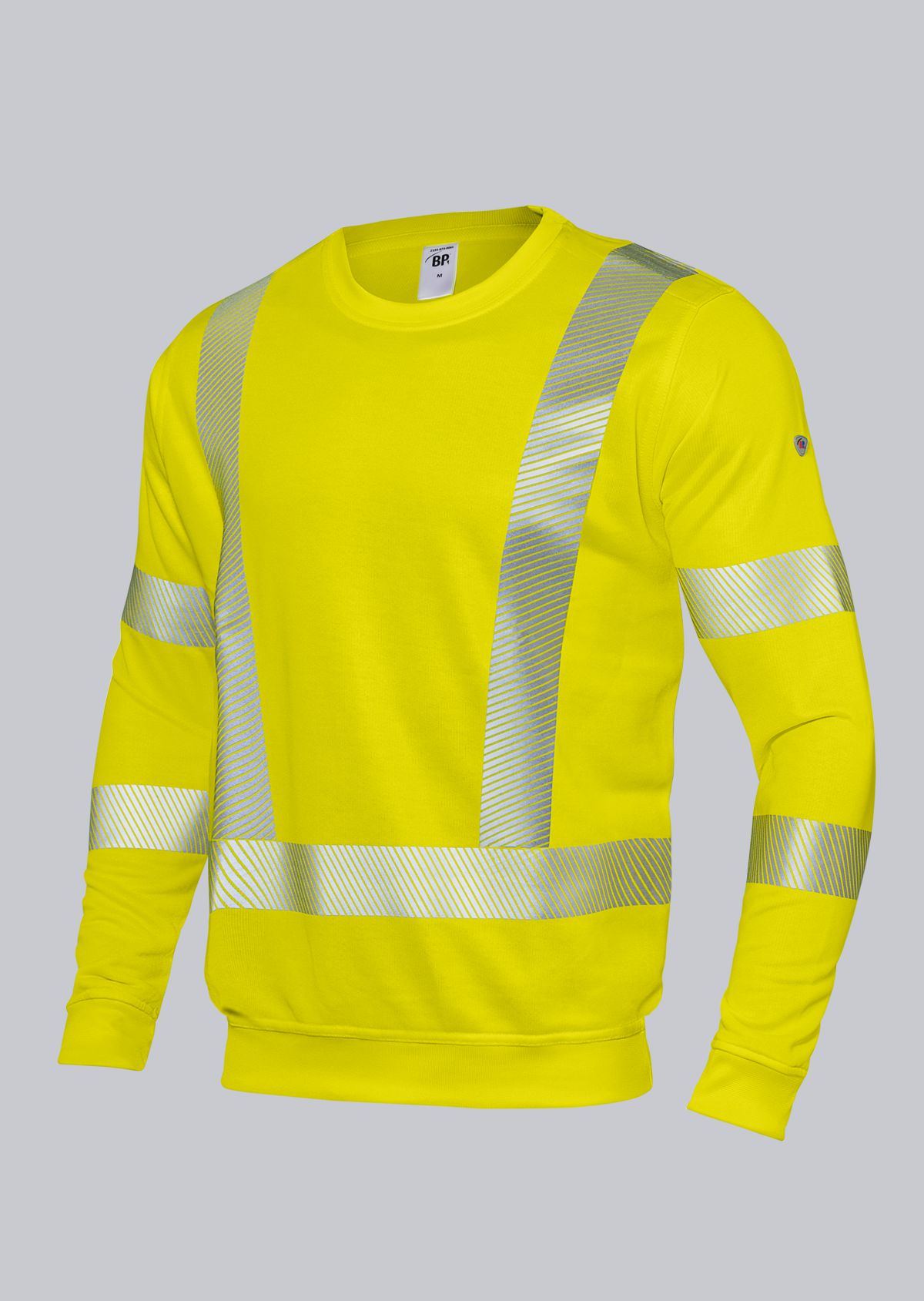 BP-Warnschutz, Warn-Sweatshirt für Sie & Ihn, warngelb