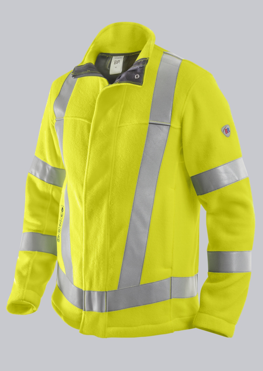BP-Warnschutz, Warn-Fleecejacke, ca. 360g/m², warngelb