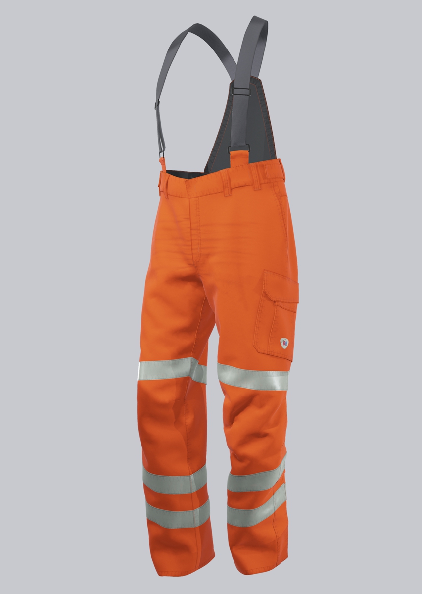 BP-Warnschutz, Warn-Wetterschutzhose, Hi-Vis Protect, warngelb