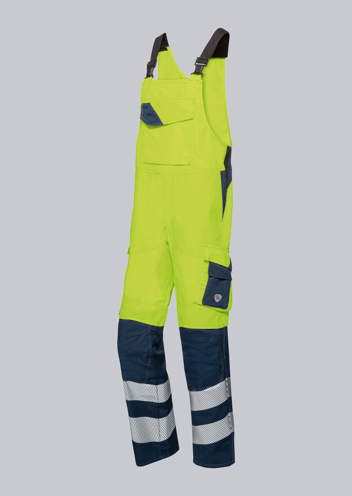 BP-Warnschutz, Warn-Latzhose, Multi Protect Plus, warngelb/nachtblau
