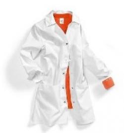 BP Damenkasack Arbeitskasack Berufskasack Schlupfjacke Kittel für Medizin und Pflege 3 4 Arm mit Schlitz Umlegekragen weiß