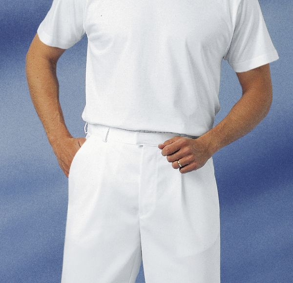Gr.40 BP Bundhose Arbeitshose Berufshose Workerhose Medizin Pflege Praxis Klinik weiß