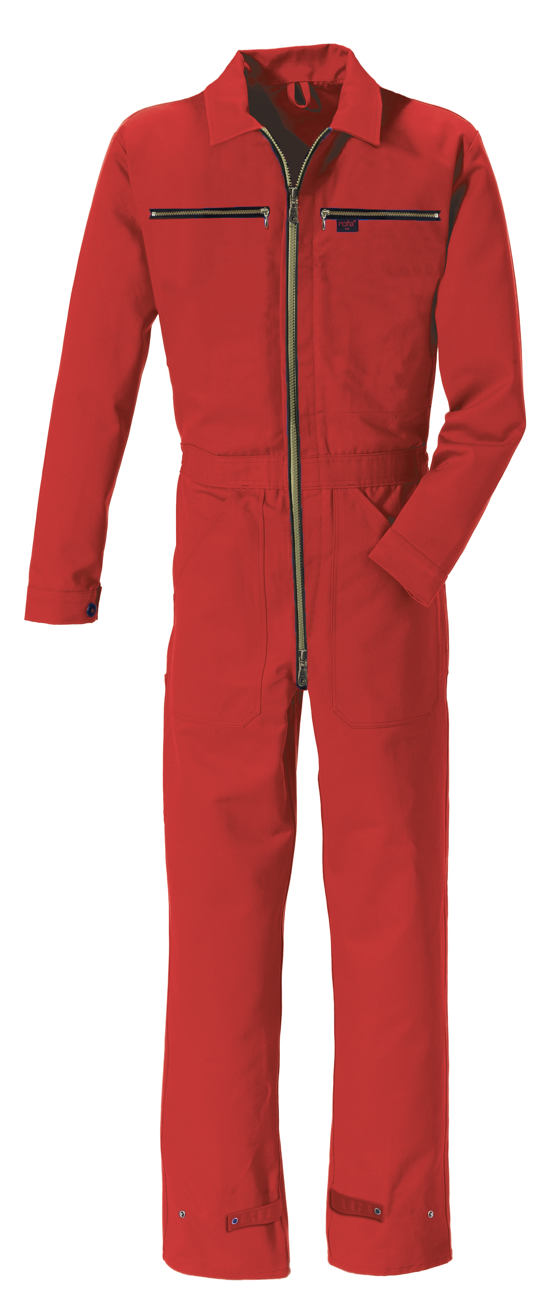 ROFA-Workwear, Arbeits-Berufs-Overall, Rallye-Kombi, ca. 275 g/m², rot