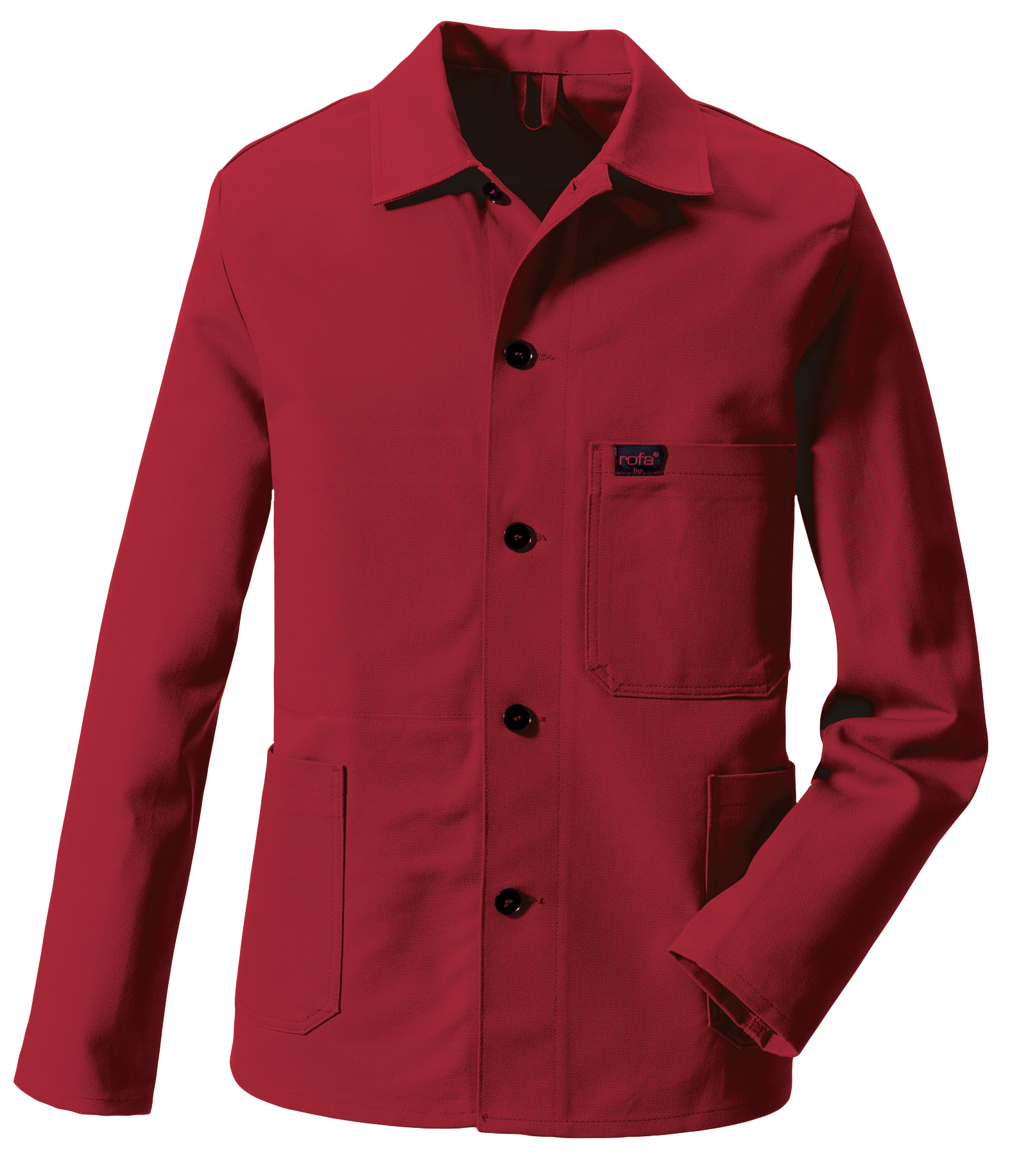 ROFA Jacke Arbeitsjacke Berufsjacke Schutzjacke Arbeitskleidung Berufskleidung weinrot ca 330 g