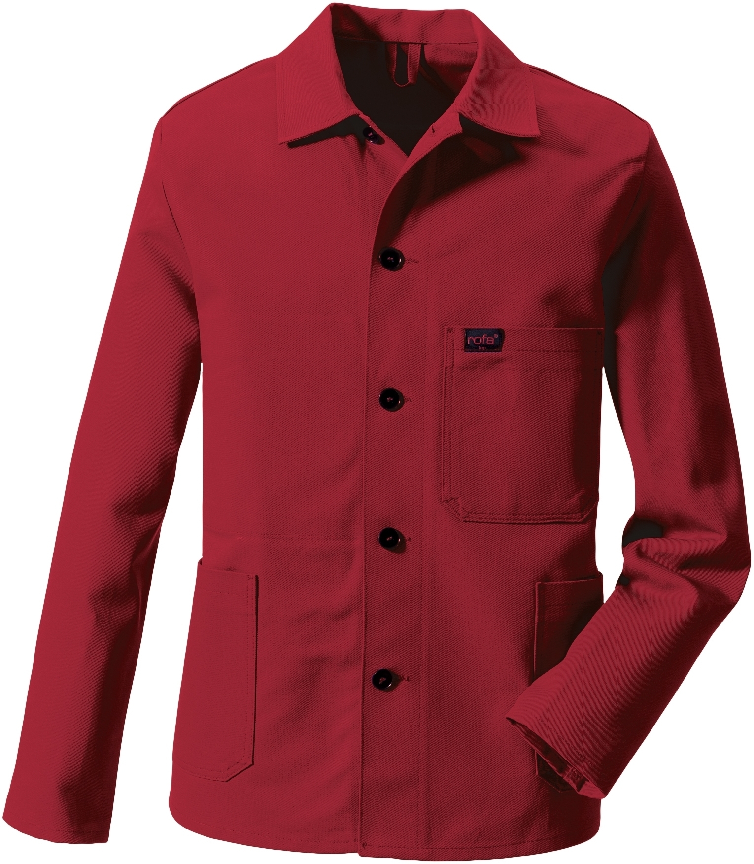 Gr.58 ROFA Jacke Arbeitsjacke Berufsjacke Schutzjacke Arbeitskleidung Berufskleidung weinrot ca 330 g