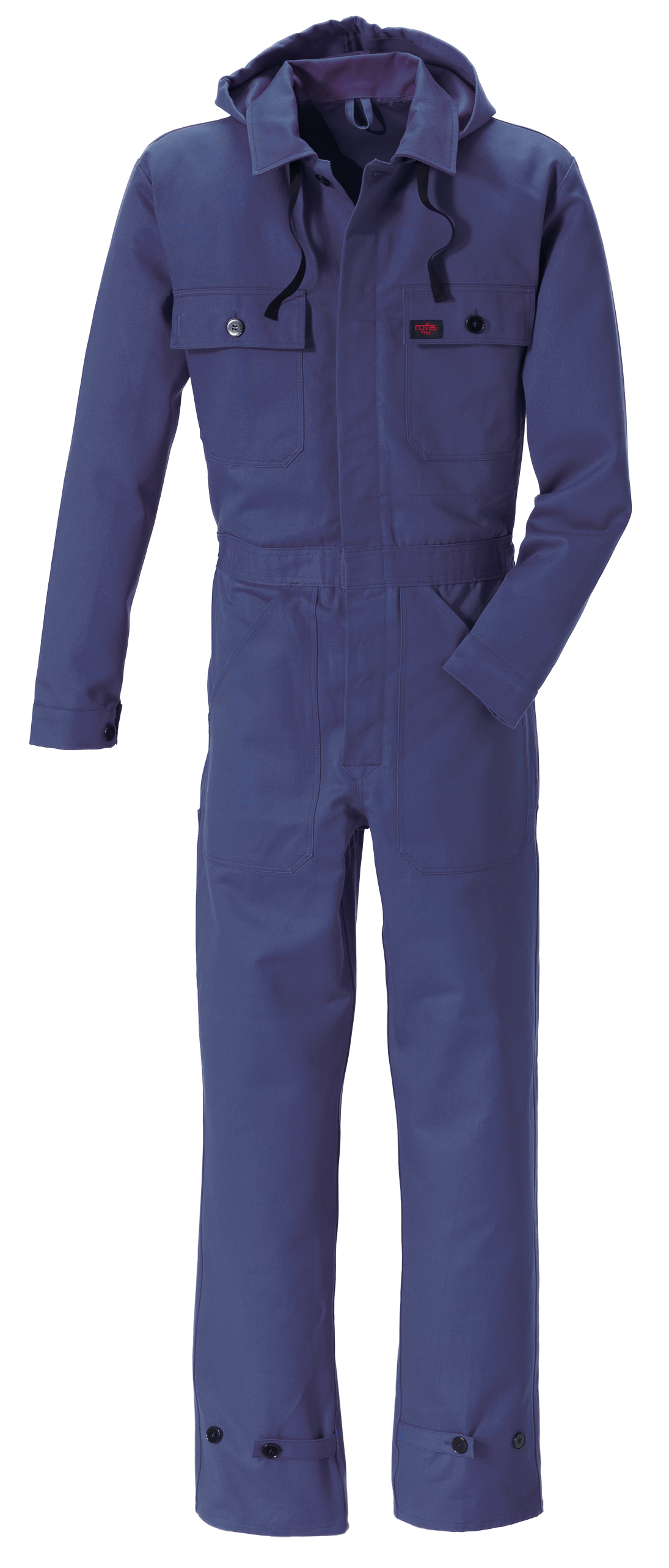 ROFA-Workwear, Arbeits-Berufs-Overall, Rallye-Kombi, ca. 330 g/m², hydronblau