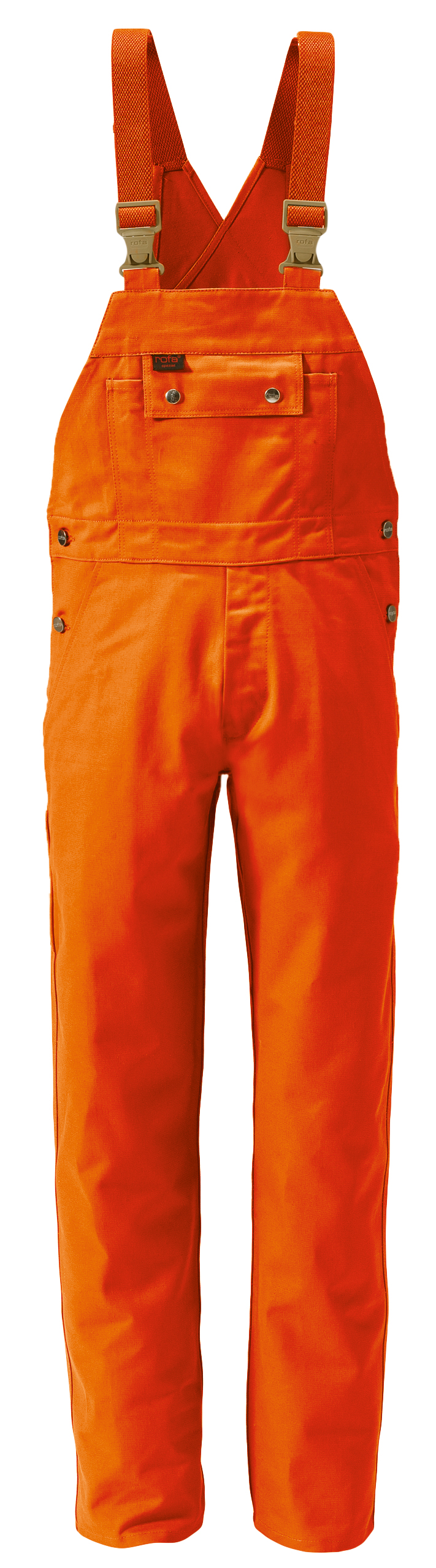 ROFA-Workwear, Arbeits-Berufs-Latz-Hose, ca. 360 g/m², orange