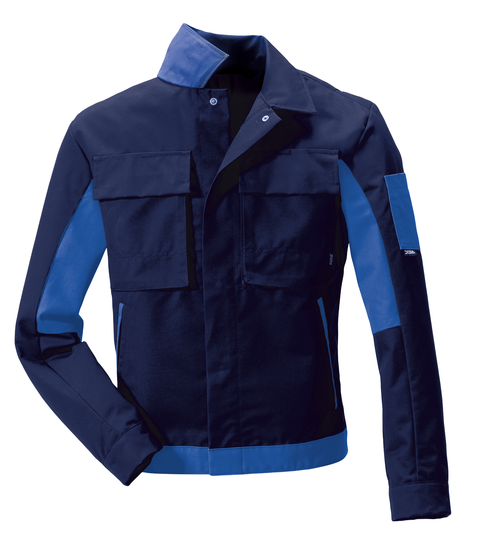 ROFA-Workwear, XTRA-Arbeits-Berufs-Jacke, ca. 250 g/m², marine-kornblau