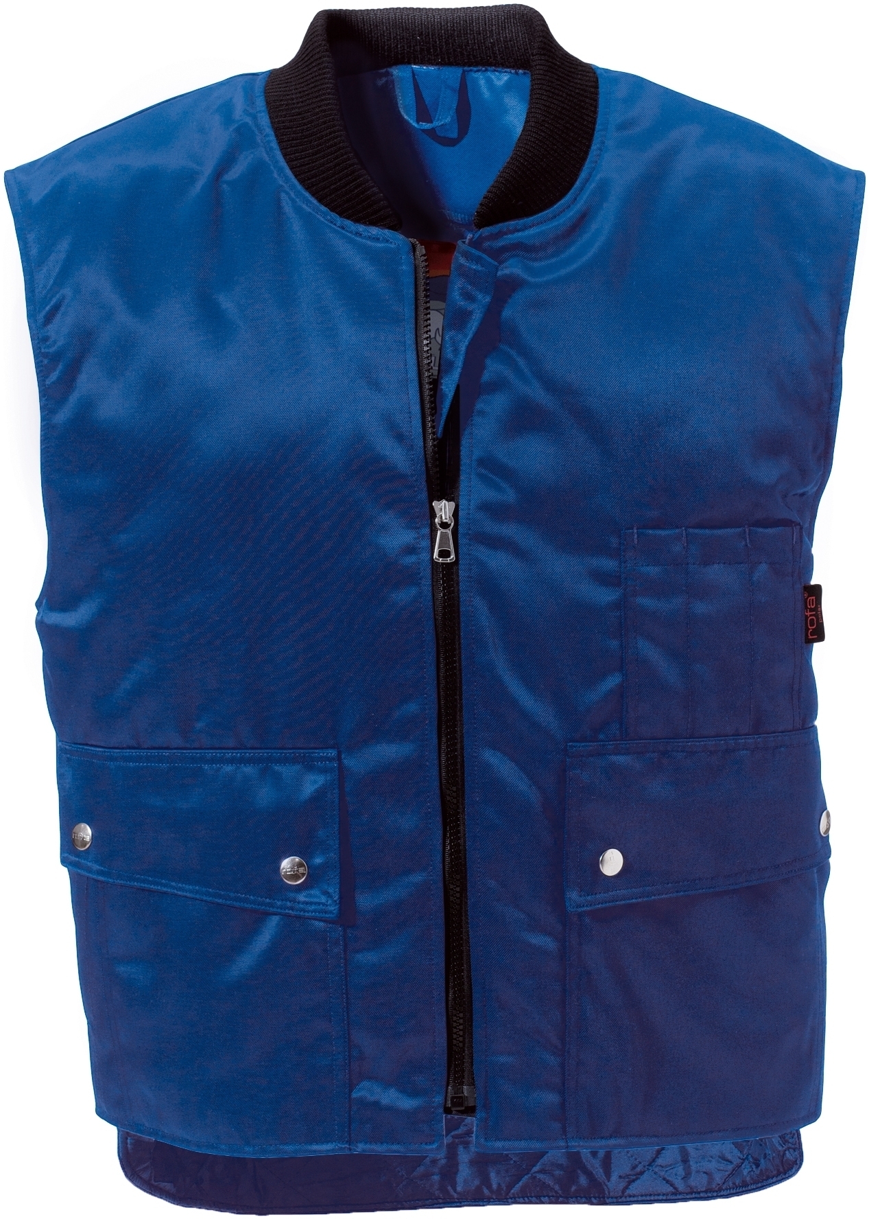 Gr.52/54 ROFA-Workwear, Arbeits-Berufs-Weste, Polar Basic, ca. 245 g/m², kornblau