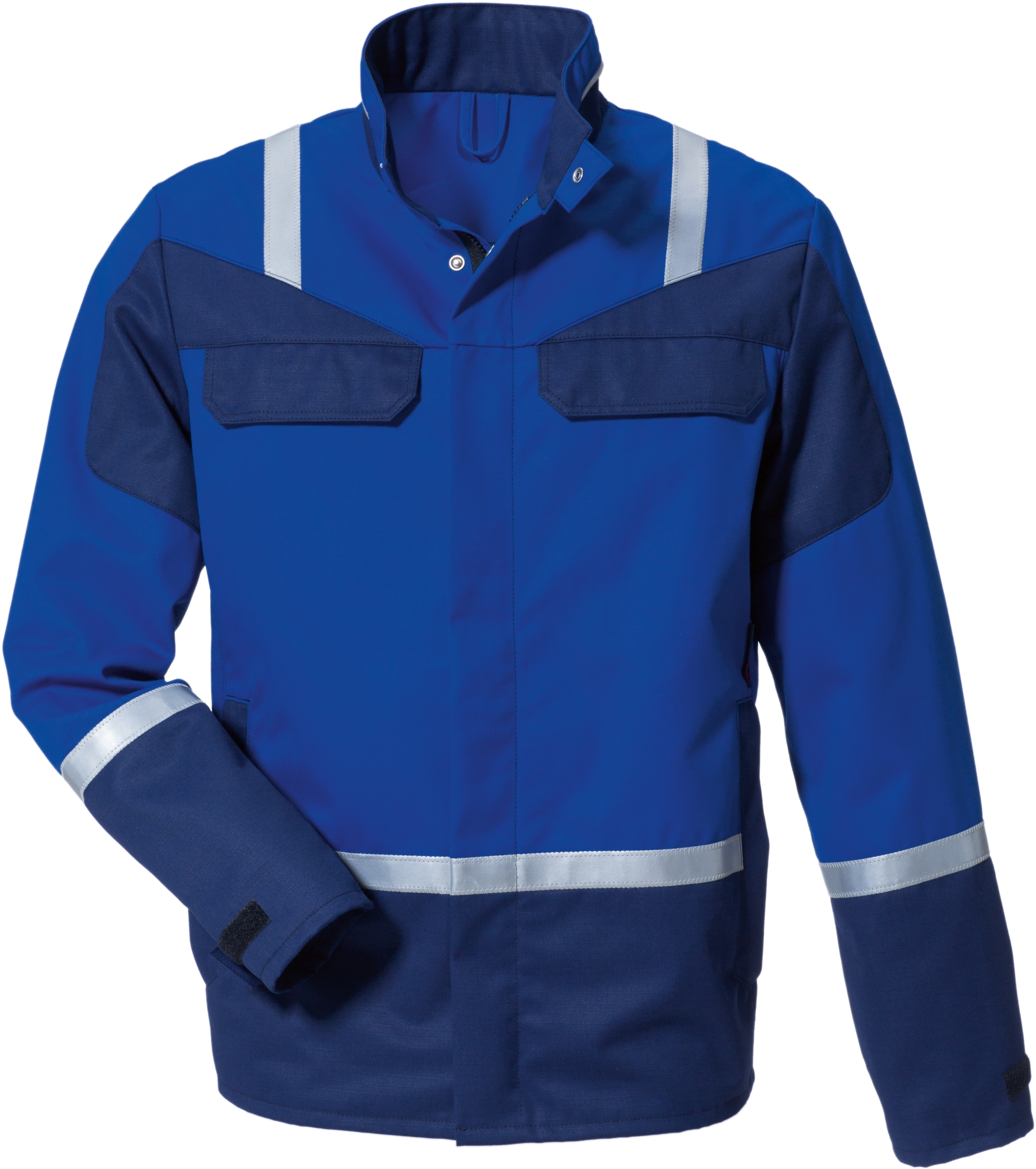 Gr.54 ROFA-Workwear, Arbeits-Berufs-Jacke, Multi 6, ca. 330 g/m², kornblau-marine
