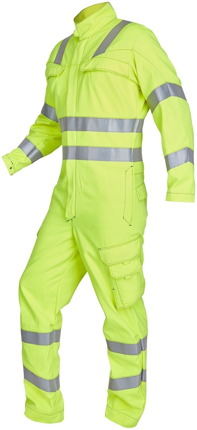 ROFA-Warnschutz, Warn-Overall, Multi 7, leuchtgelb