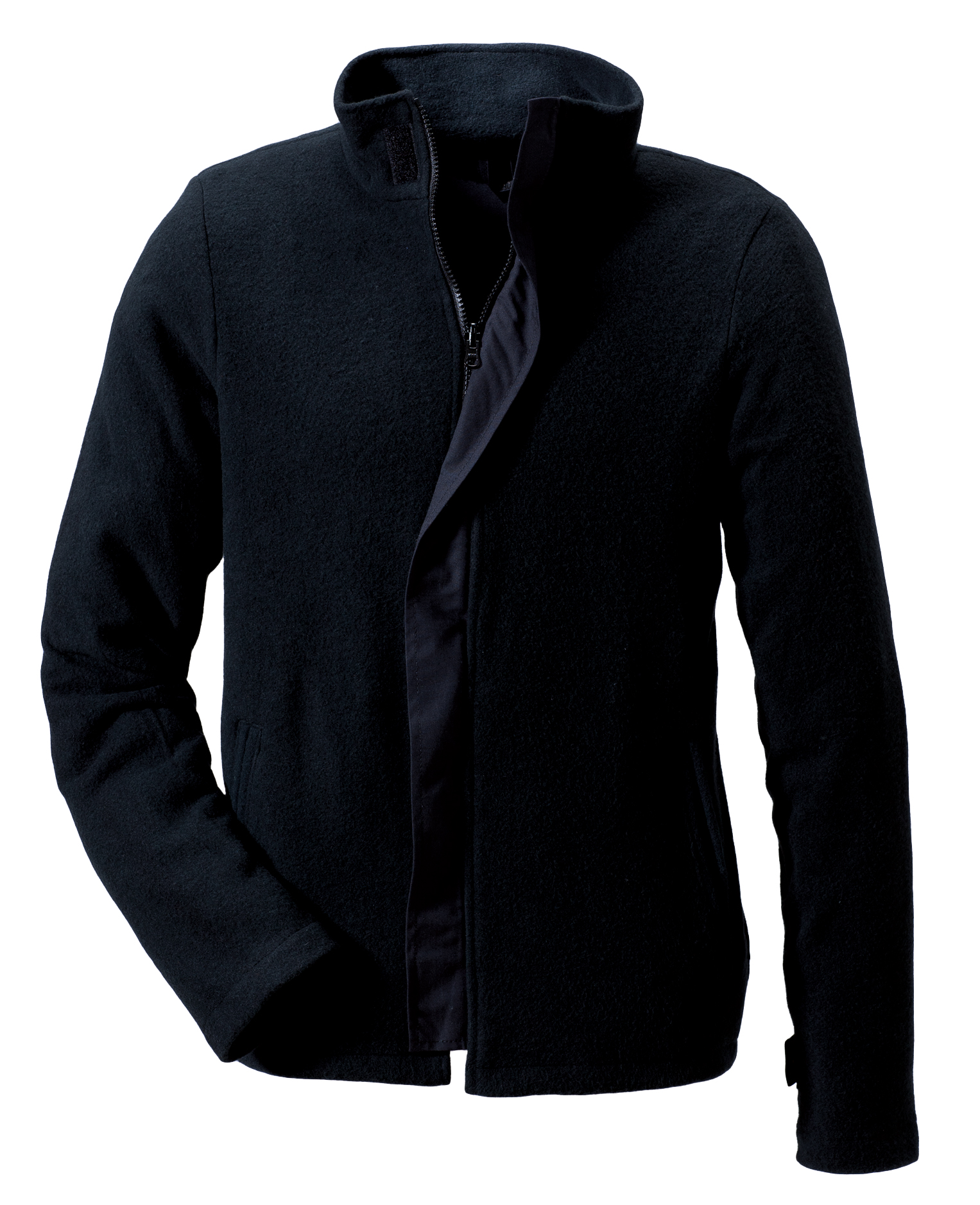 ROFA-Kälteschutz,Winter-Fleece-Arbeits-Berufs-Jacke, schwarz
