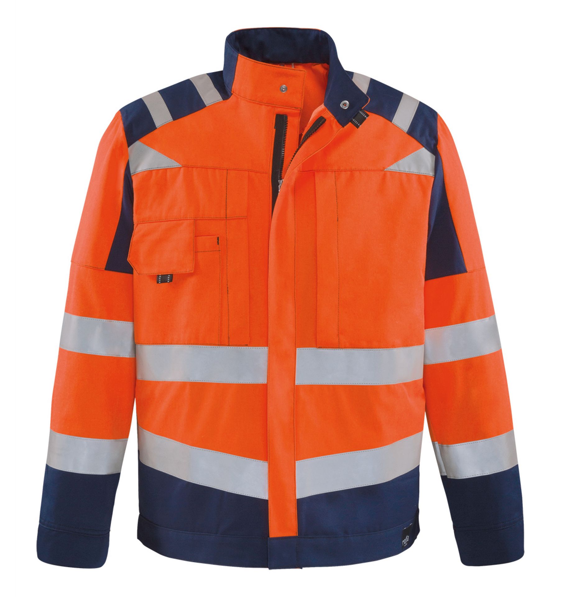 ROFA-Warnschutz, Warn-Jacke, Newline, ca. 290 g/m², leuchtorange-marine