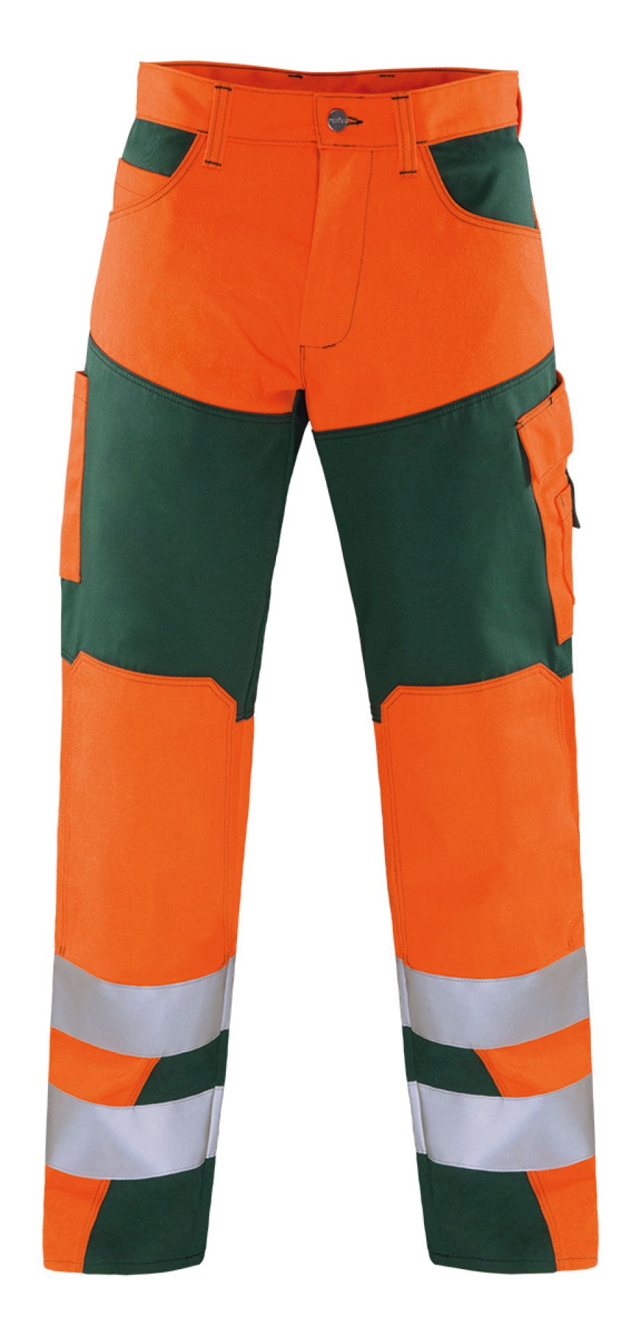 ROFA-Warnschutz, Warn-Bundhose, Newline, ca. 290 g/m², leuchtorange-grün