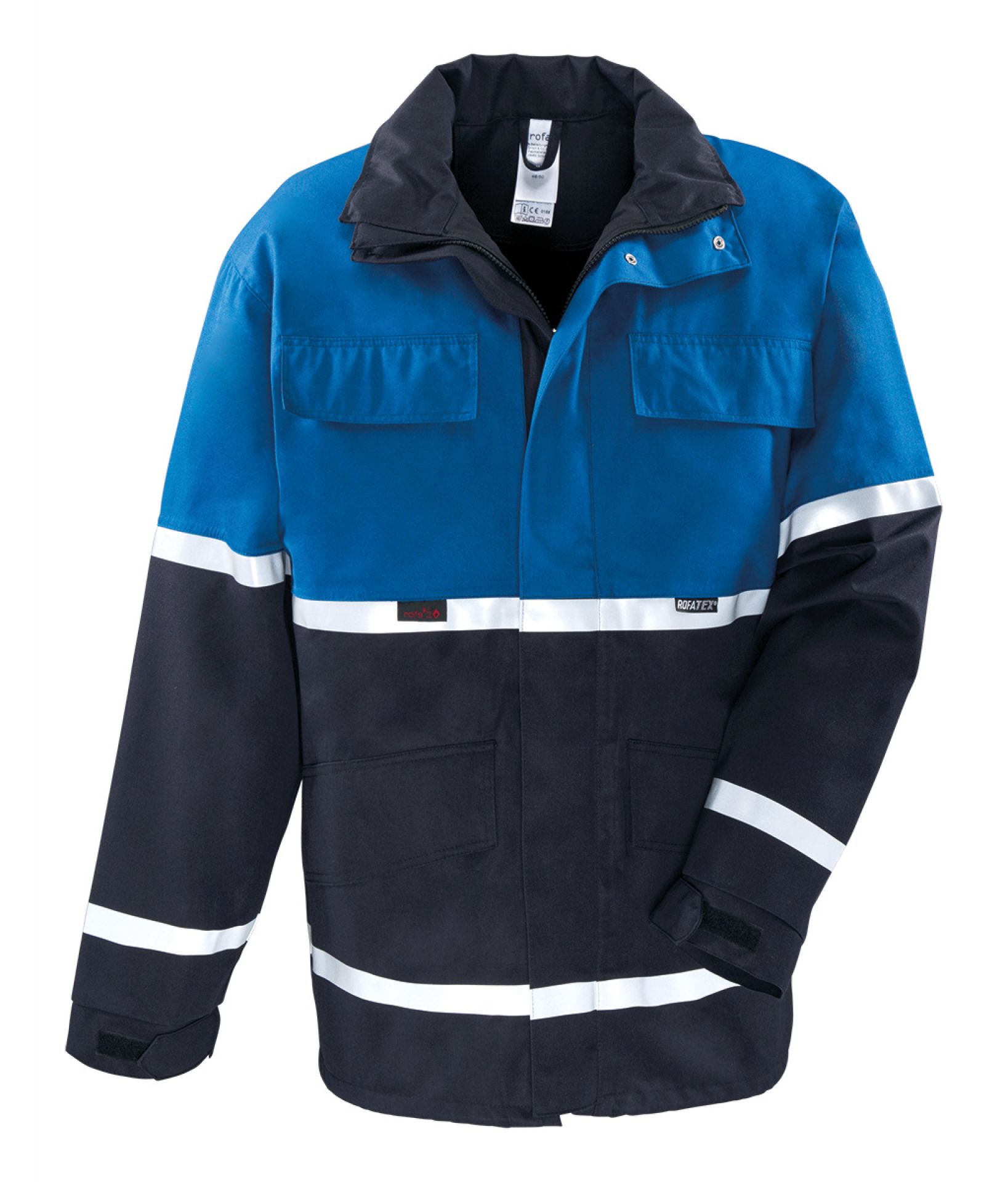 ROFA-Kälteschutz,Winter-Arbeits-Berufs-Parka, 1835, NOMEX COMFORT, kornblau-marine