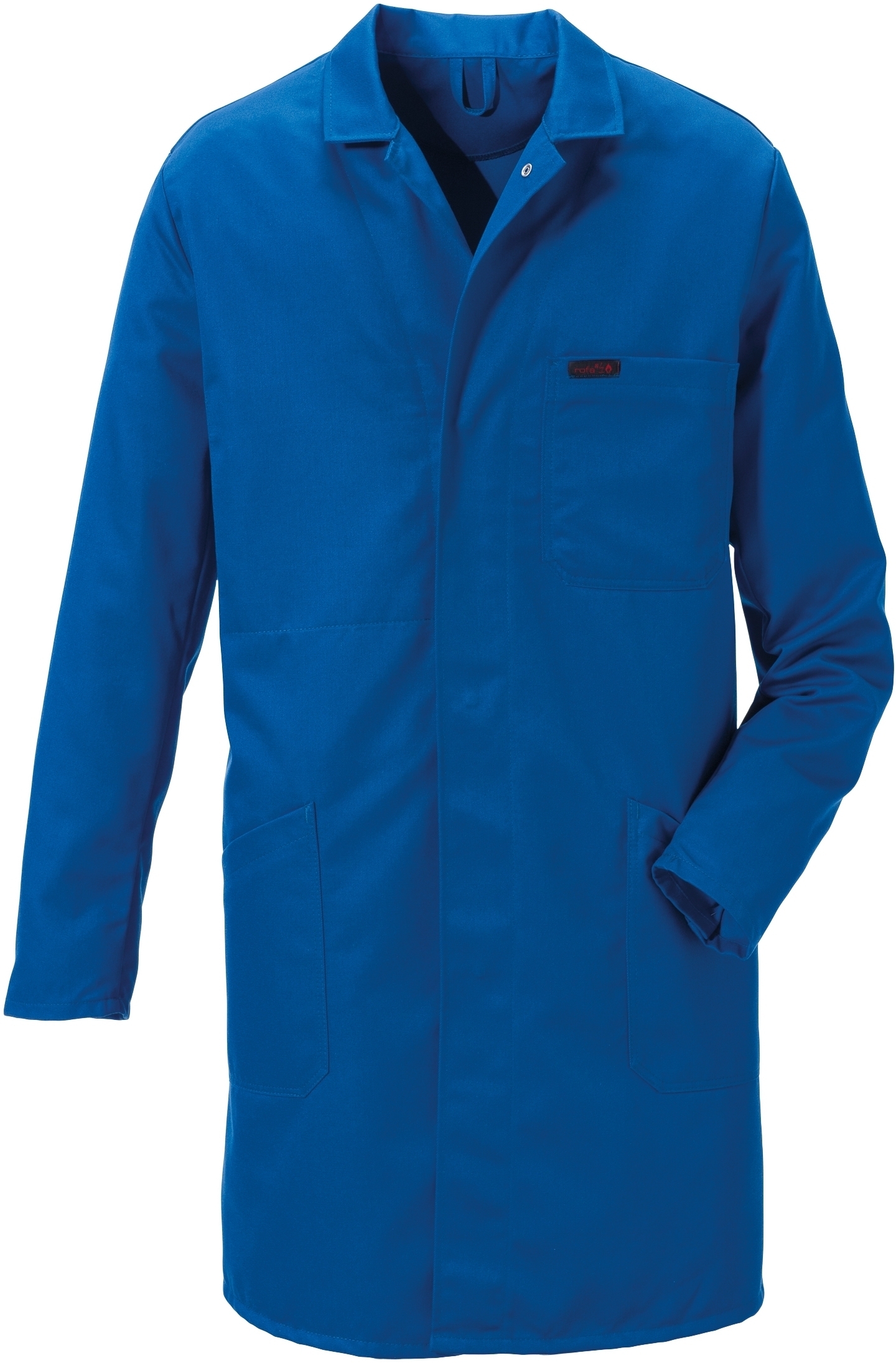 Gr.44 ROFA Herren Schweißermantel Schweißerjacke Schutzjacke Nomex Comfort Flamm und Hitzeschutz kornblau ca 265 g