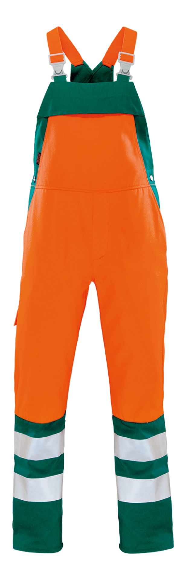 ROFA-Warnschutz, Warn-Latzhose, Duo-Color, ca. 275 g/m², leuchtorange-grün
