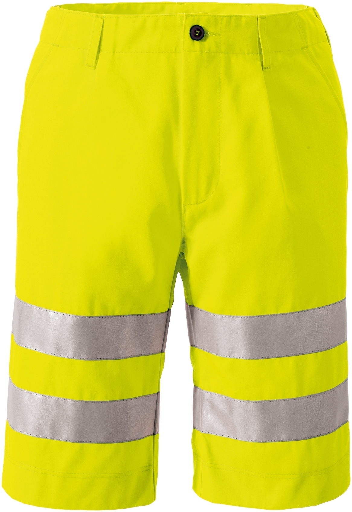 Gr.54 ROFA Warnschutzshort Arbeitsshorts Warnschutz Warnkleidung Shorts Scotchlite leuchtgelb schwarz ca 275 g