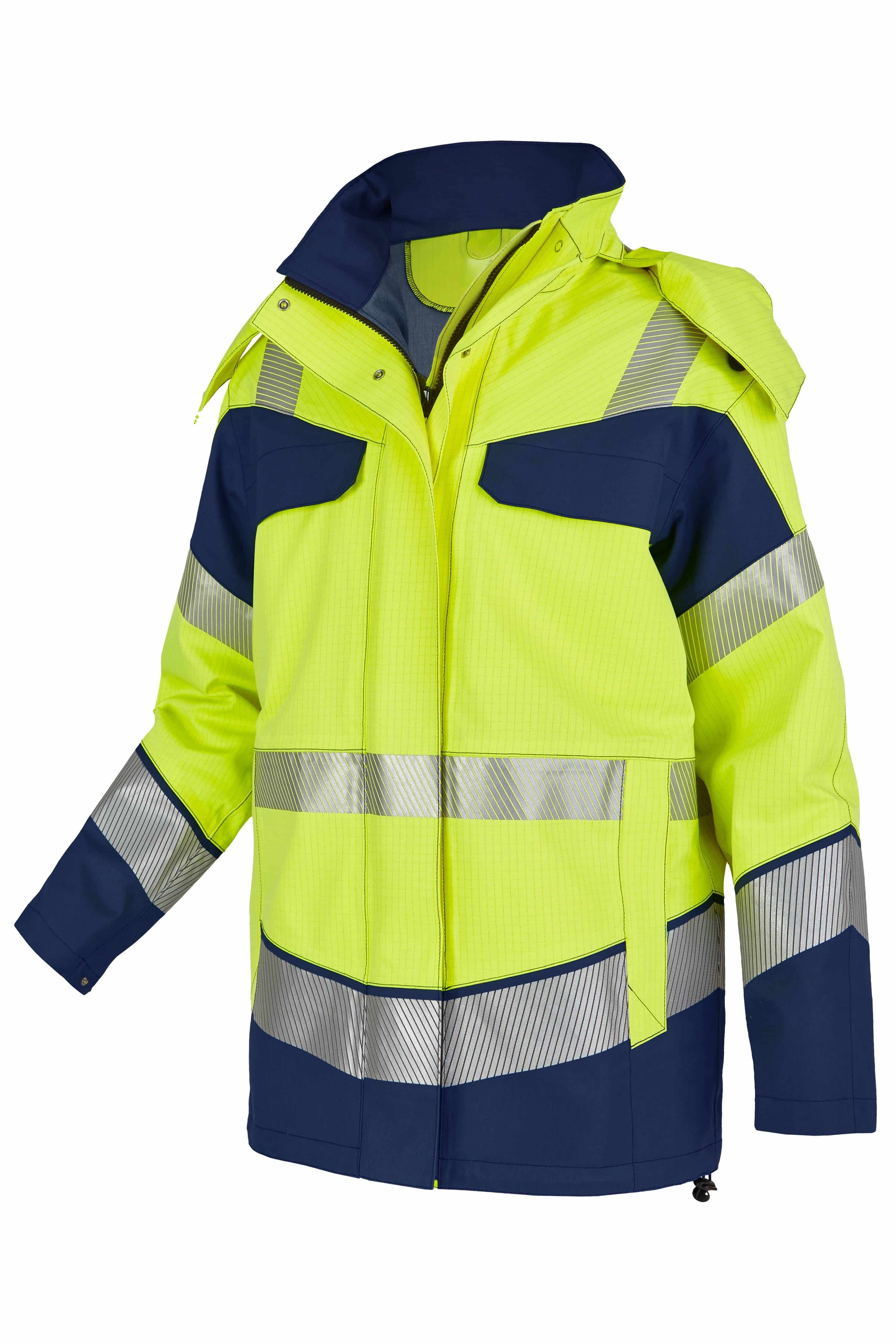 Parka Damen 5583358 APC 2, SONDERMACHART, leuchtgelb-marine