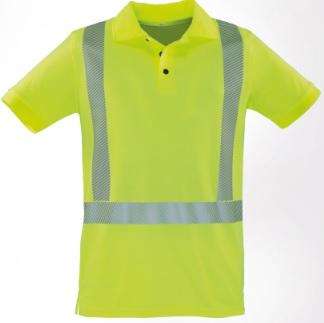 ROFA-Warnschutz, Warn-Poloshirt, ca. 185 g/m², leuchtgelb