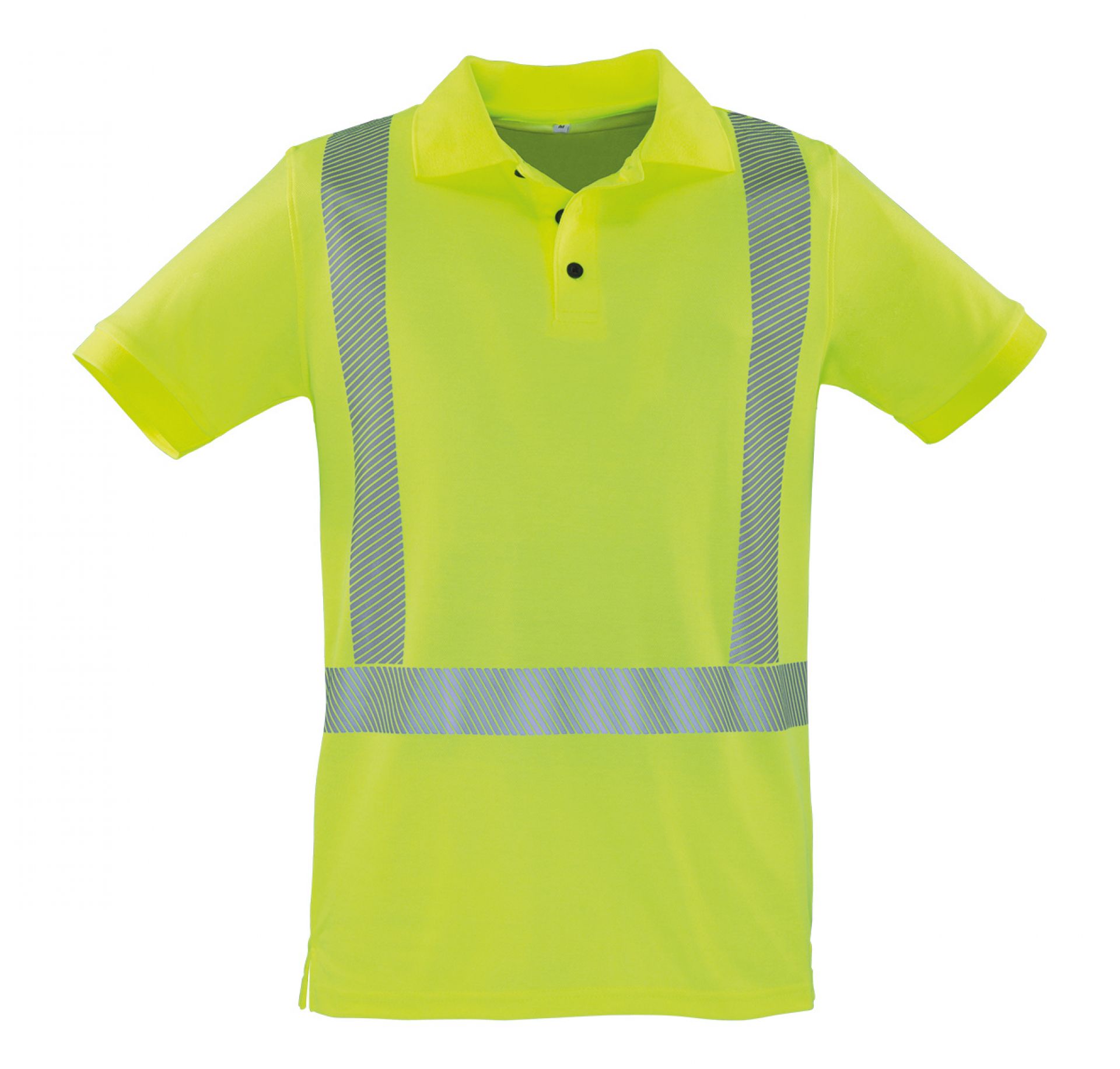 ROFA-Warnschutz, Warn-Poloshirt, ca. 185 g/m², leuchtgelb