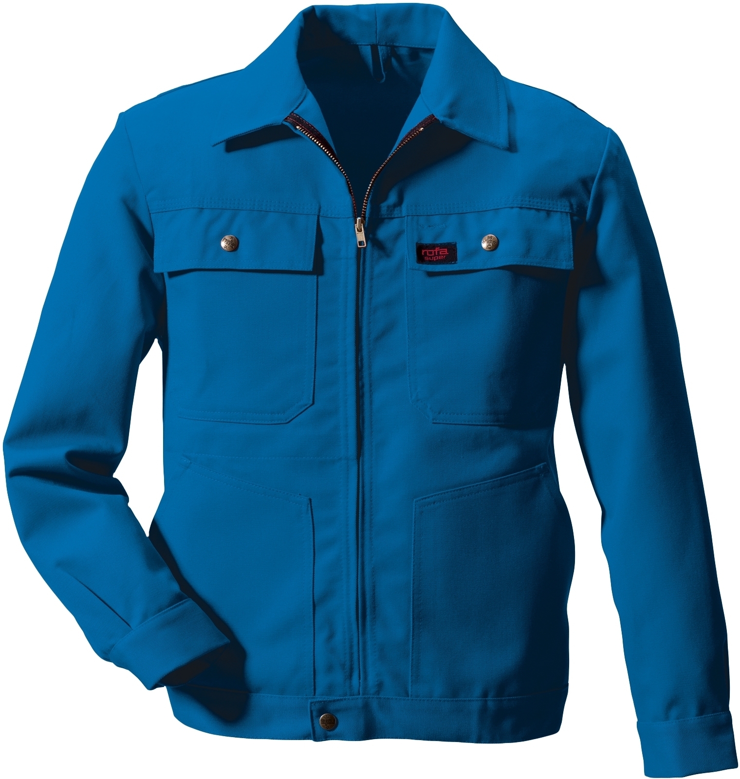 Gr.52 ROFA Blousonjacke Arbeitsjacke Berufsjacke Schutzjacke Arbeitskleidung Berufskleidung Super kornblau ca 360 g