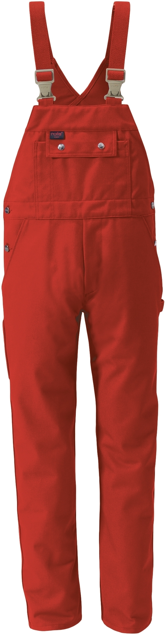 Gr.28 ROFA Latzhose Arbeitslatzhose Berufslatzhose Workerhose Arbeitshose Berufshose Blaumann Super rot ca 360 g