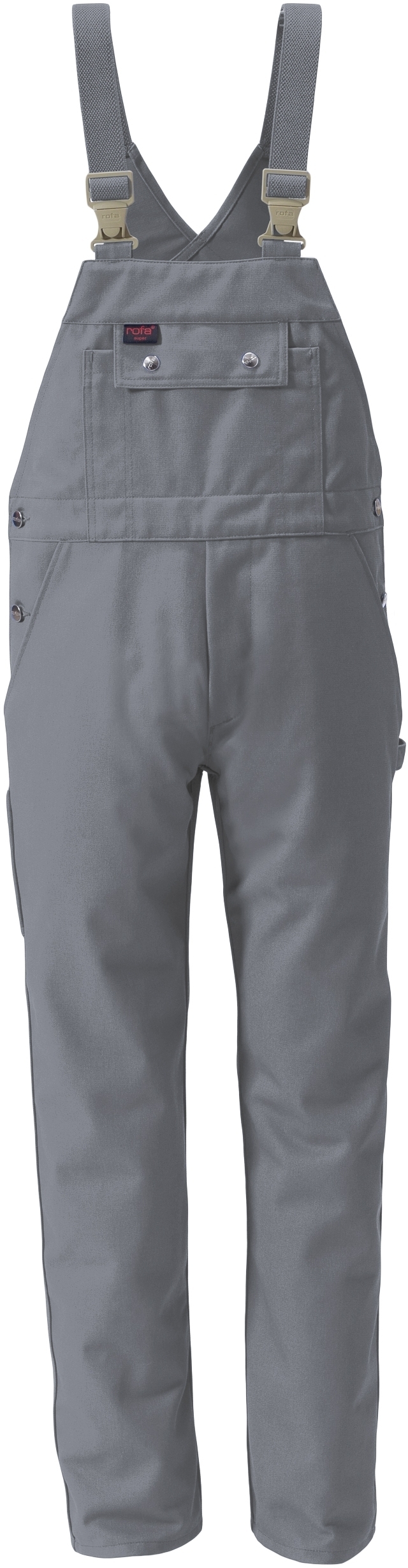 Gr.29 ROFA Latzhose Arbeitslatzhose Berufslatzhose Workerhose Arbeitshose Berufshose Blaumann Super hellgrau ca 360 g