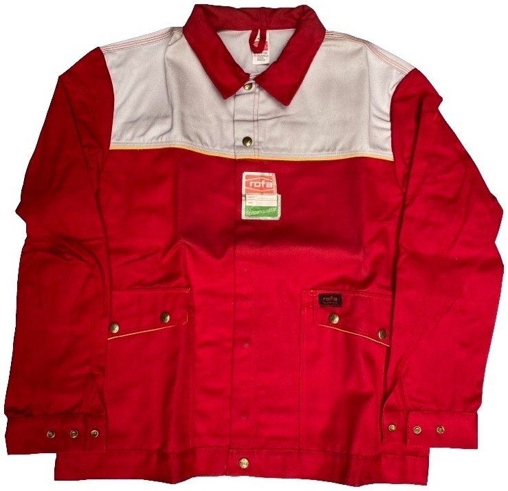 Gr.54 ROFA Blousonjacke Arbeitsjacke Berufsjacke Schutzjacke Arbeitskleidung Berufskleidung rot grau