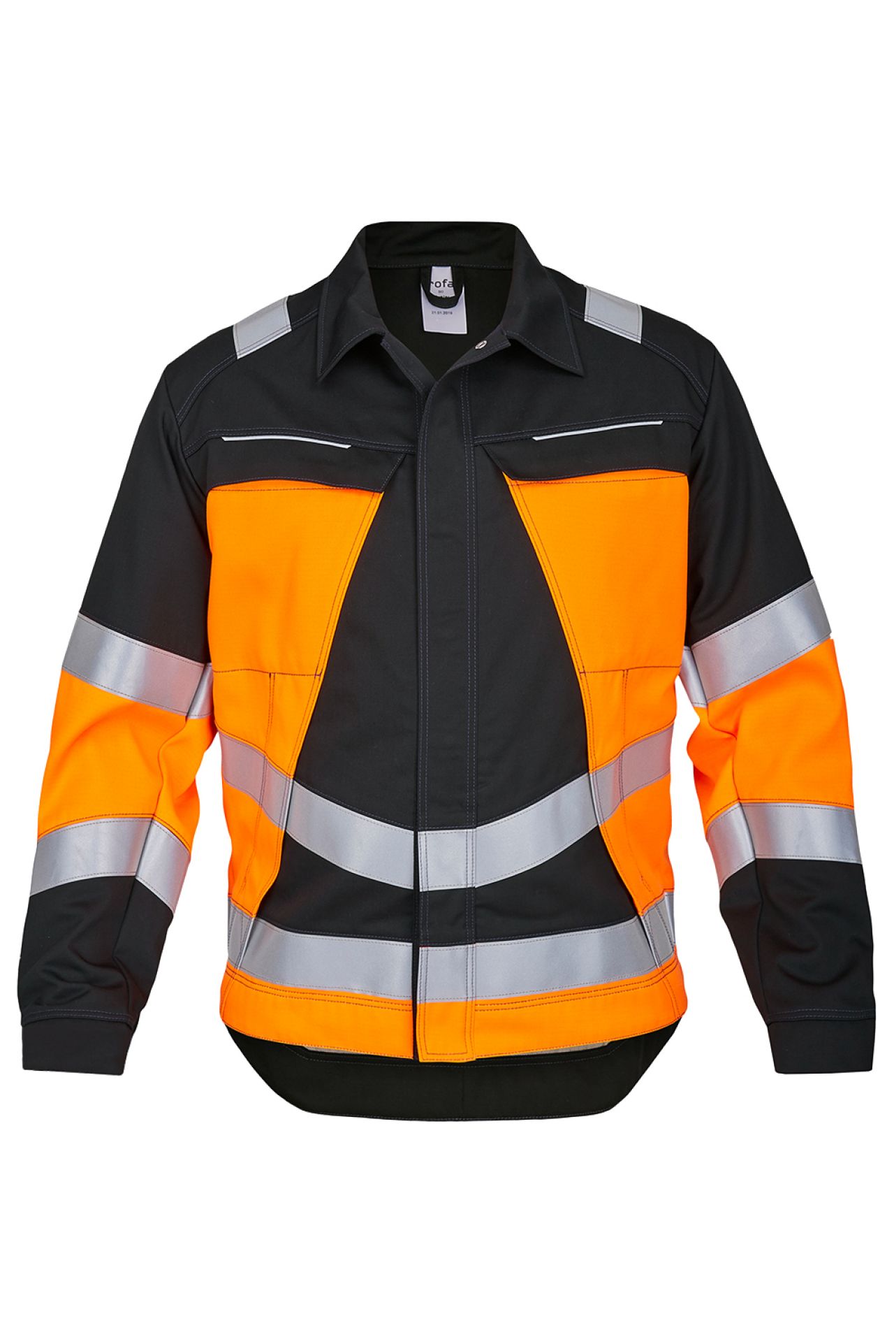 ROFA-Warnschutz, Warn-Jacke, Vis-Line Mac, anthrazit/leuchtorange