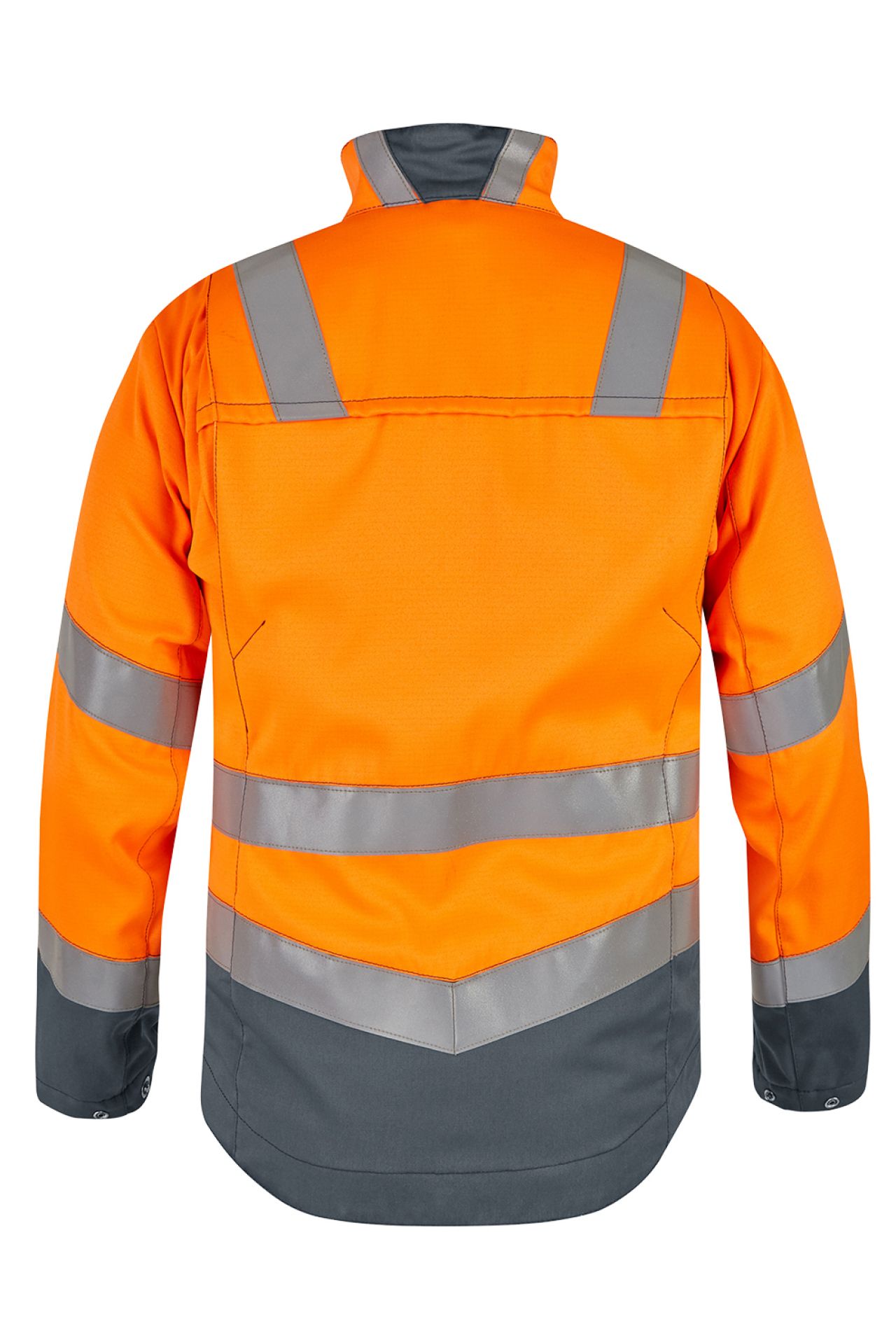 ROFA-Warnschutz, Warn-Jacke, Multi 7, leuchtorange/grau
