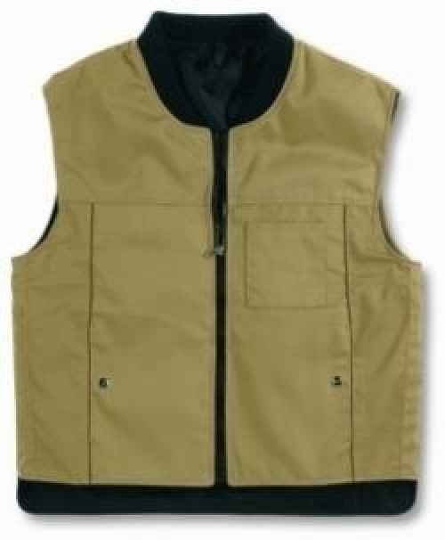 Gr.60/62 ROFA Weste Arbeitsweste Berufsweste Schutzweste Freizeitweste Outdoorweste Move beige schwarz