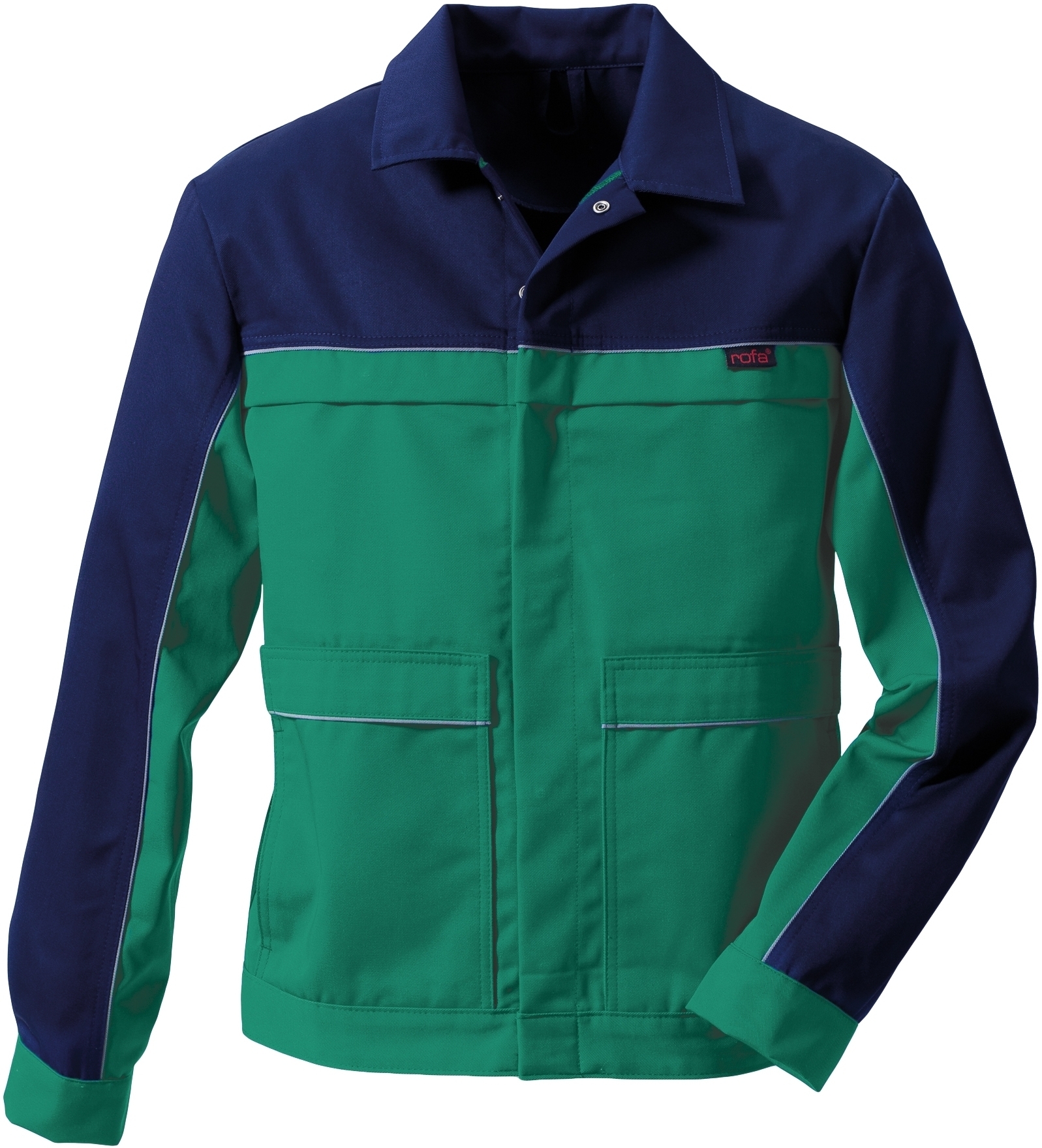Gr.56 ROFA Bundjacke Arbeitsjacke Berufsjacke Schutzjacke Arbeitskleidung Berufskleidung grün marine